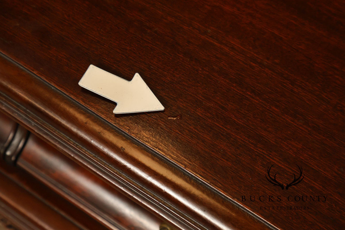 1940’s Flame Mahogany Writing Desk