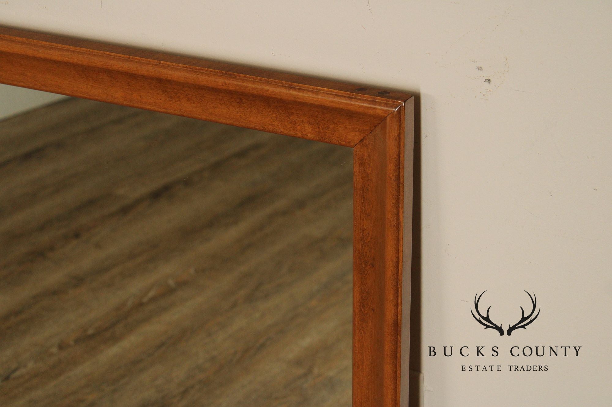 Ethan Allen Heirloom Nutmeg Maple Wall Mirror