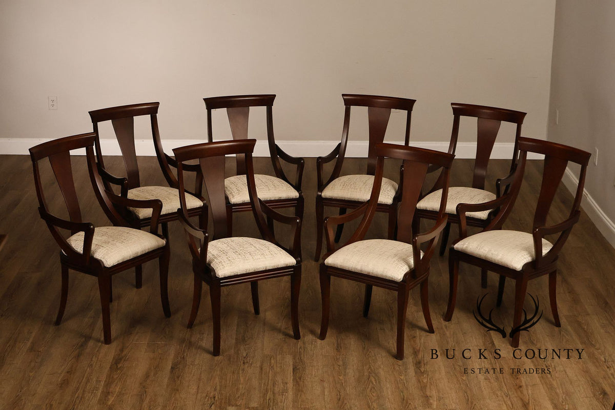 French Empire Style Set of Eight Dining Chairs