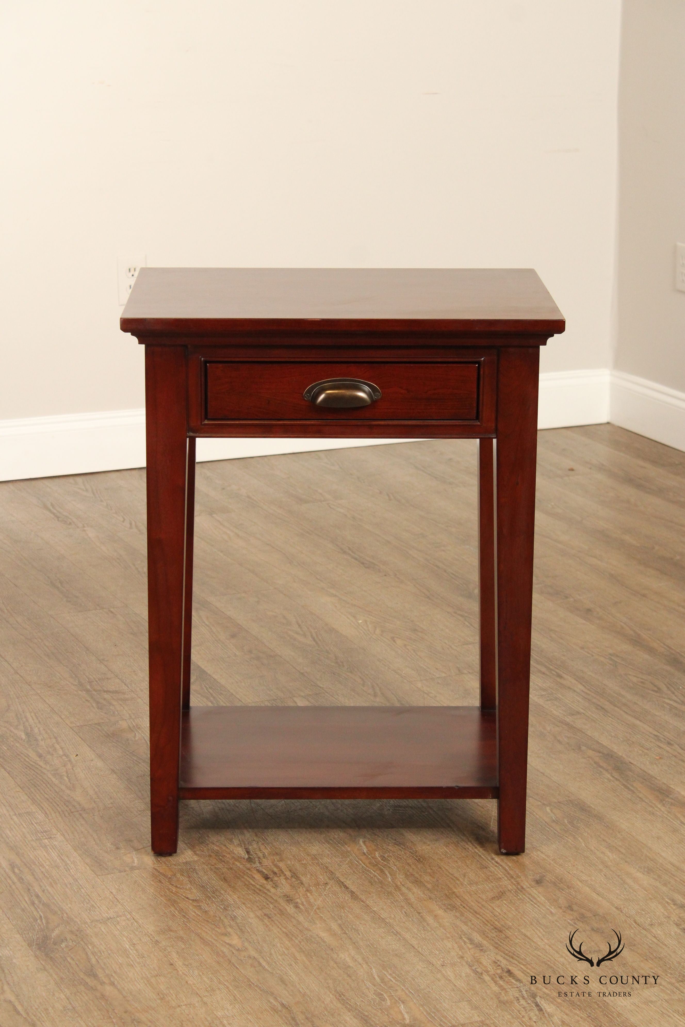 Restoration Hardware Pair of Cherry 'Marston' Nightstands