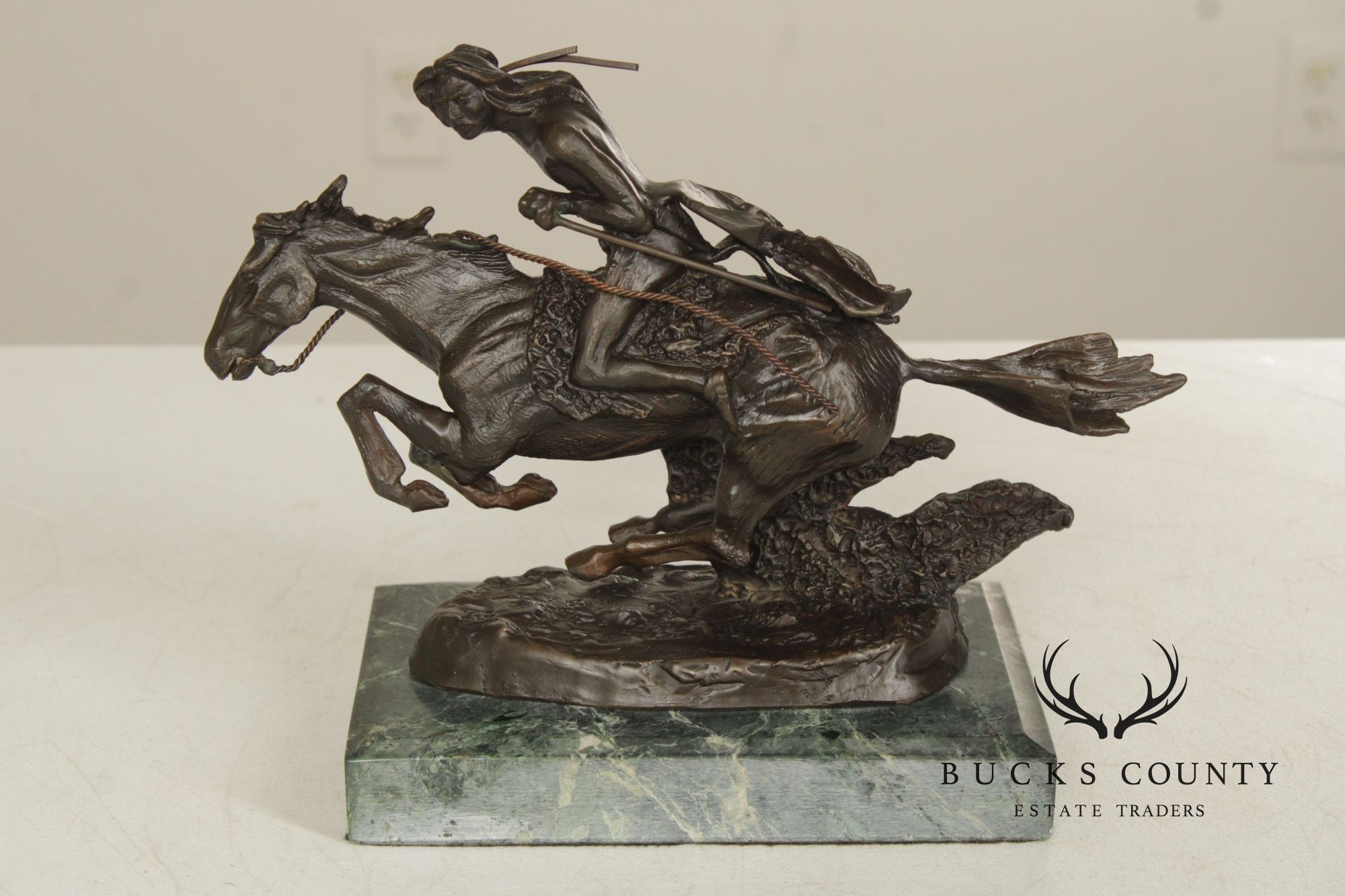 Frederic Remington Bronze Statue, 'Cheyenne'