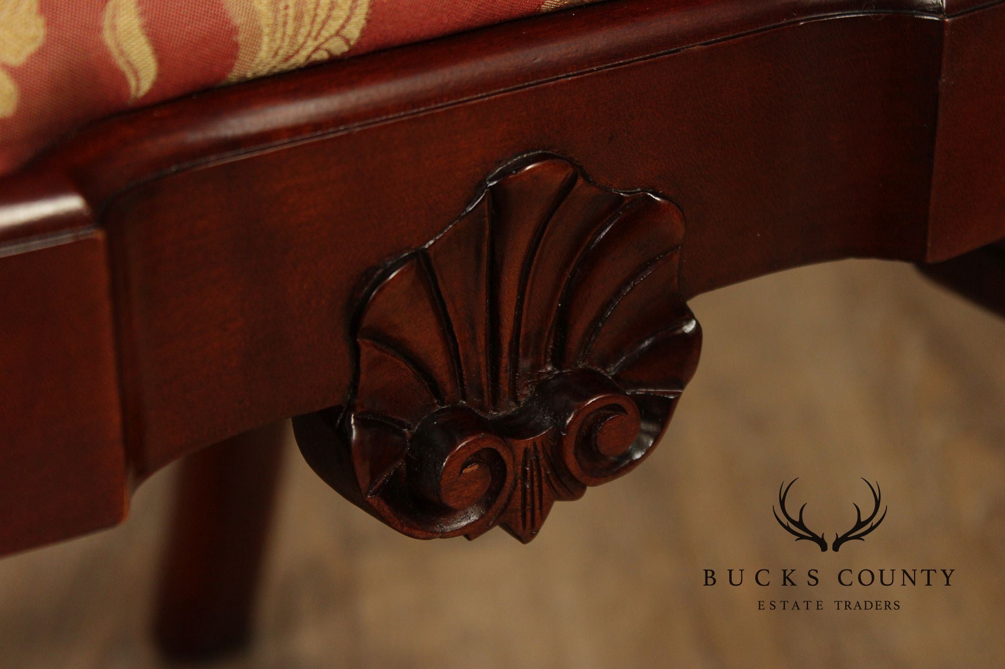 Kindel Winterthur Collection Set Of Six Carved Dining Chairs