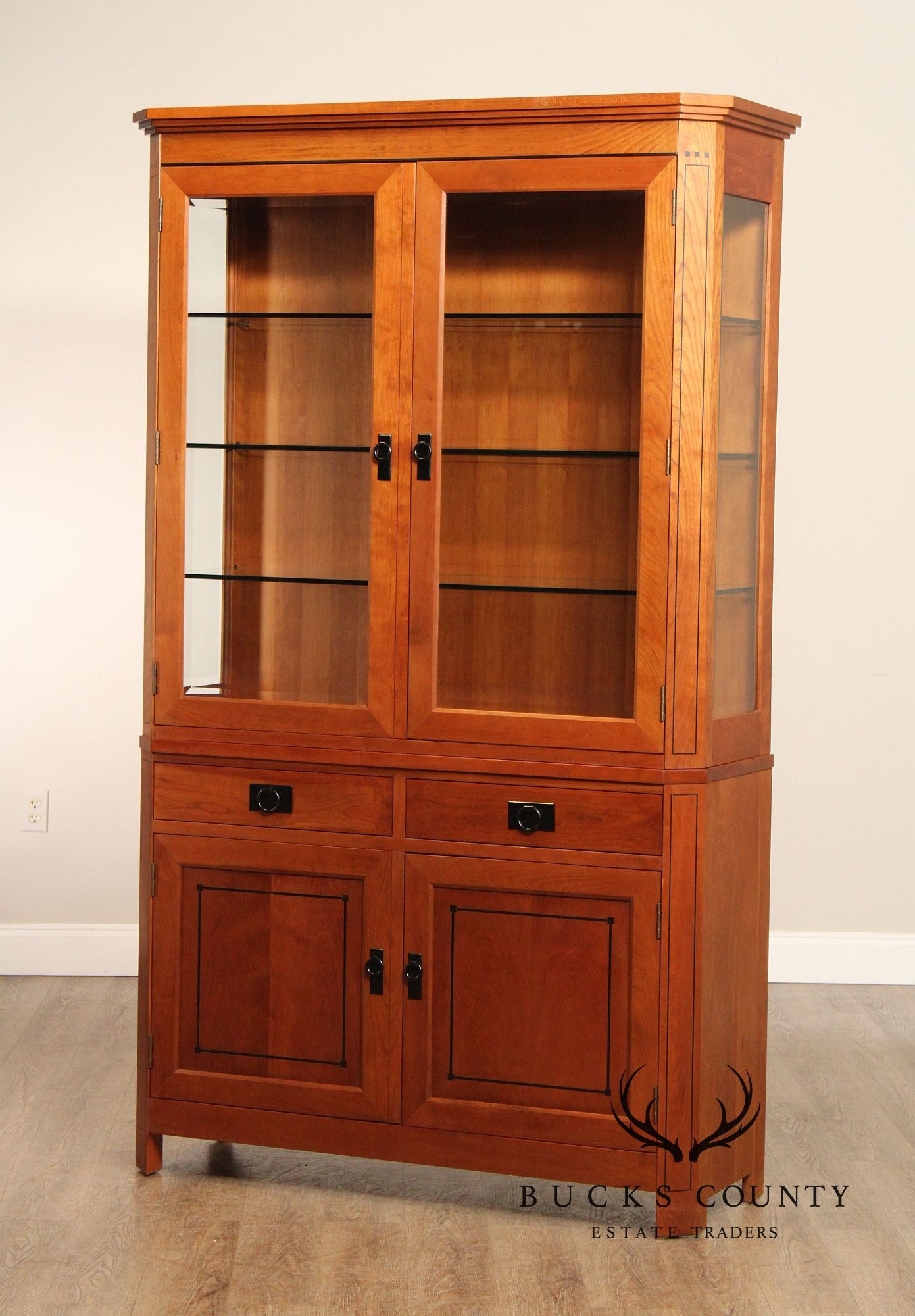 Stickley 21st Century Collection Cherry Buffet Base China Cabinet