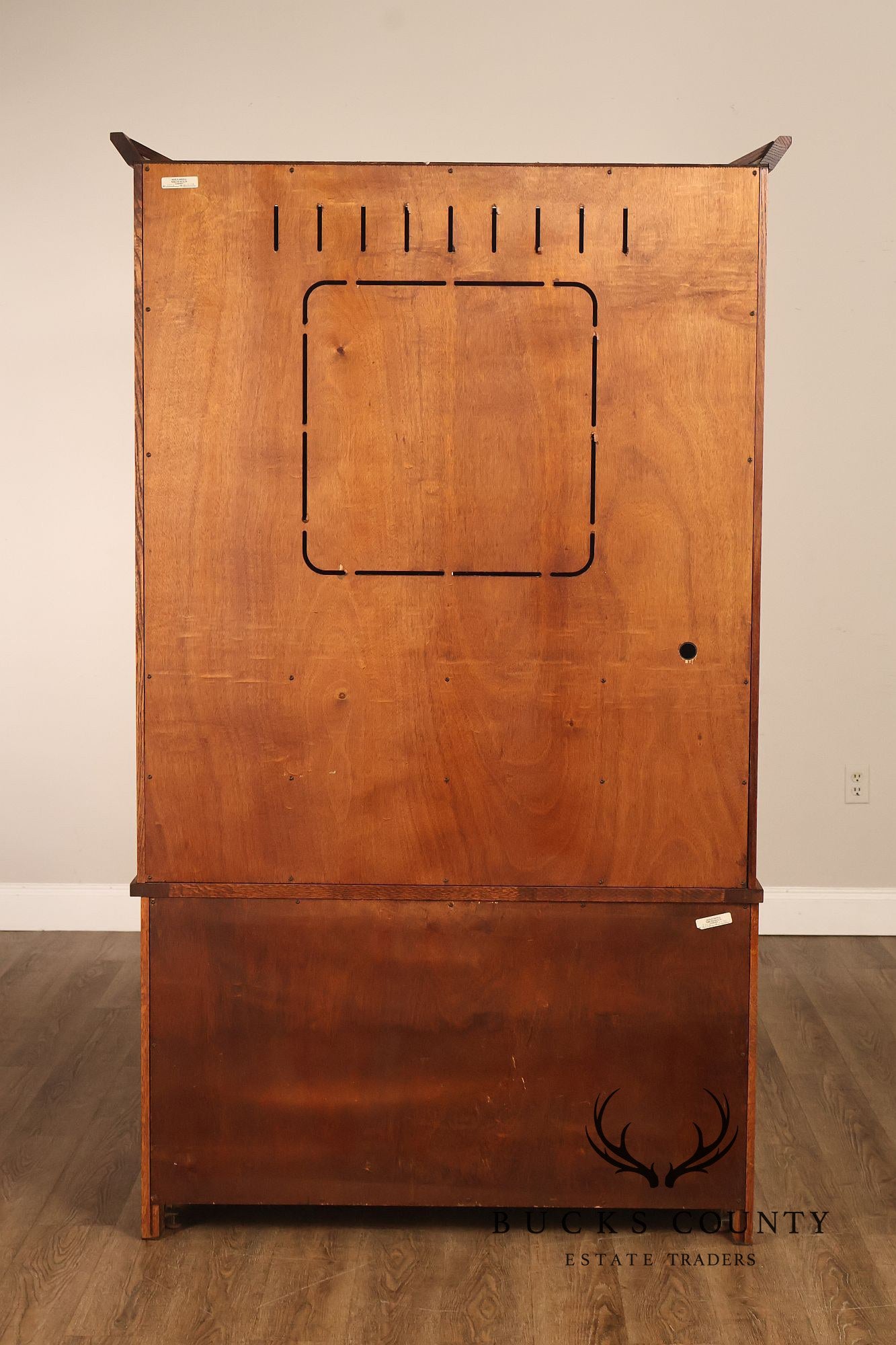Michaels For Restoration Hardware Arts & Crafts Mission Oak Entertainment Armoire