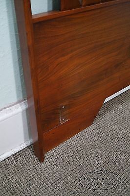 Mid Century Modern Walnut Diamond Shape Full or Queen Size Headboard