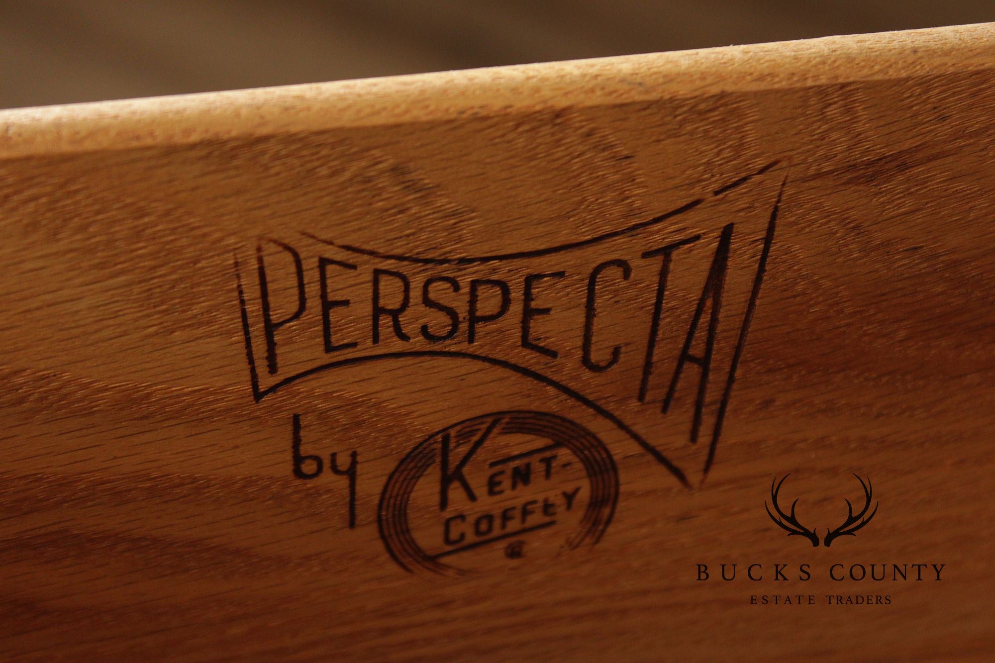 Kent Coffey 'Perspecta' Walnut And Rosewood Tall Chest