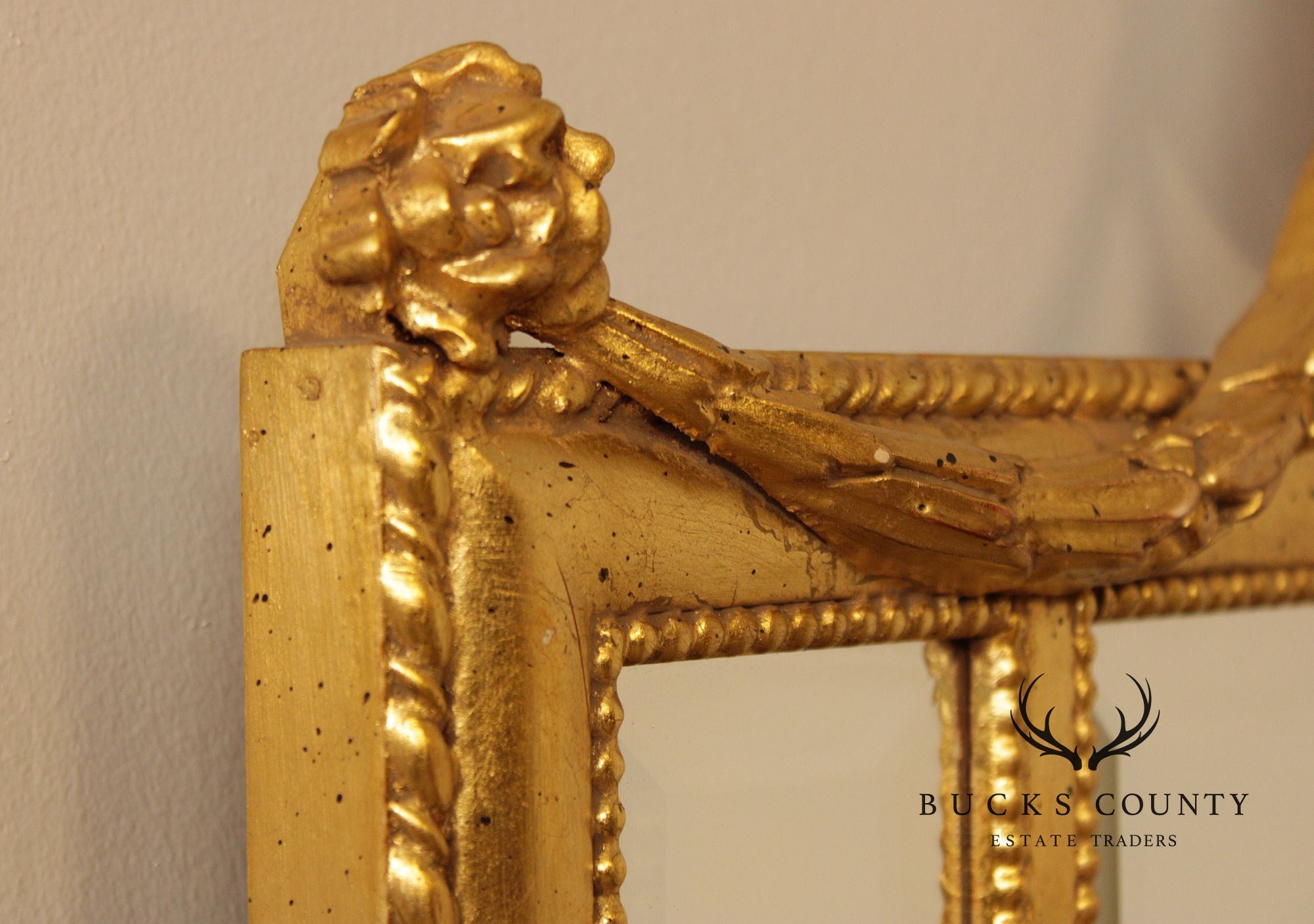 Ethan Allen Georgian Style Giltwood Mirror