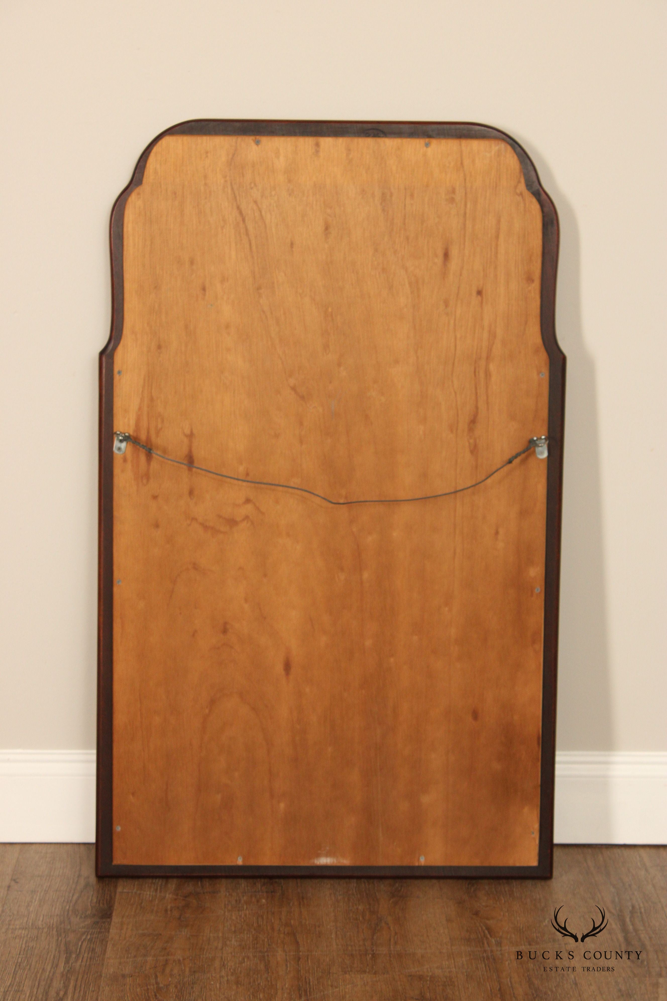 Stickley Queen Anne Style Mahogany Wall Mirror