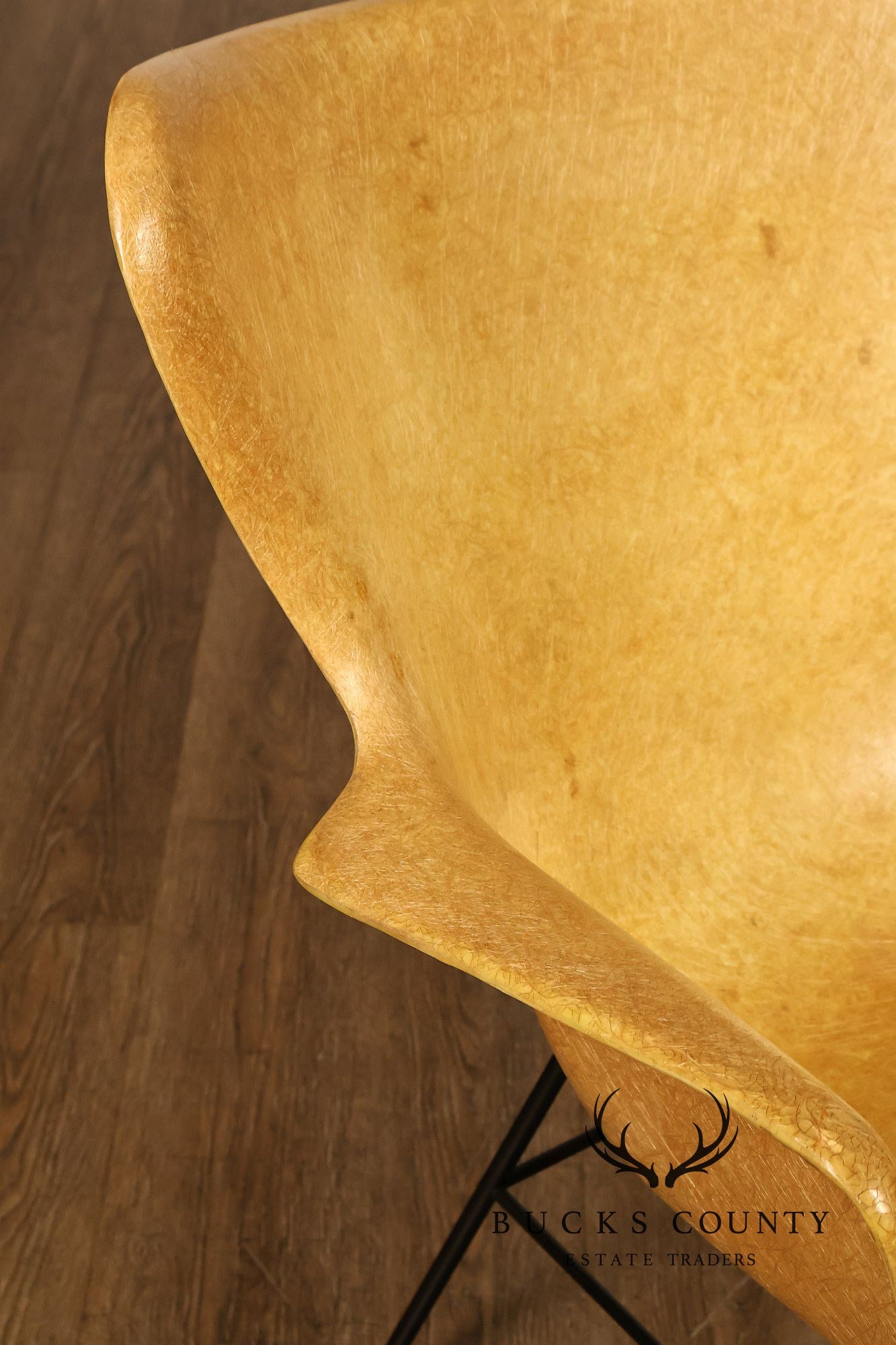 Selig Mid Century Modern 'Peabody' Fiberglass Armchair