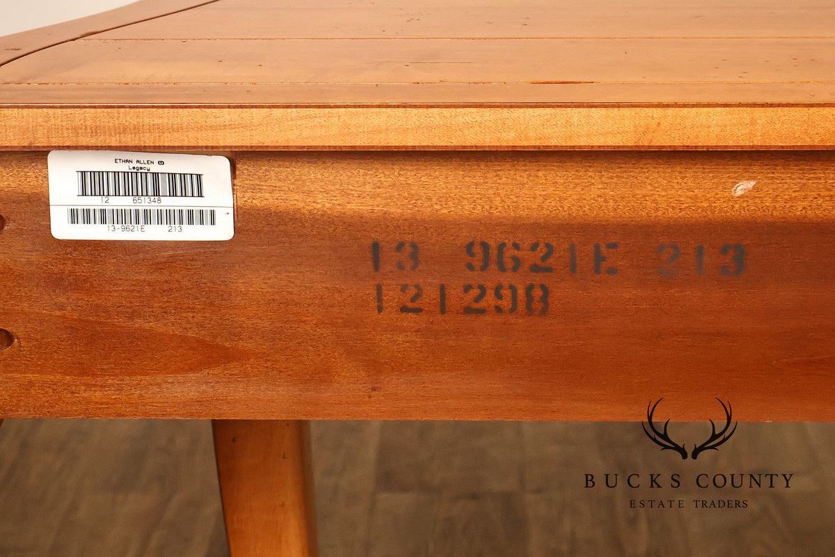 Ethan Allen 'Legacy' Carved Maple Console