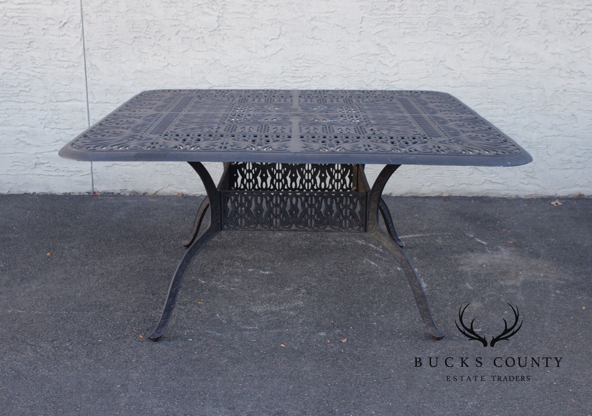 Hanamint Cast Aluminum 'Turin' Outdoor Dining Table