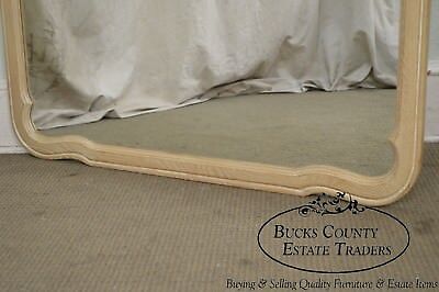 Drexel Cabernet Collection French Country Cerused White Washed Frame Mirror