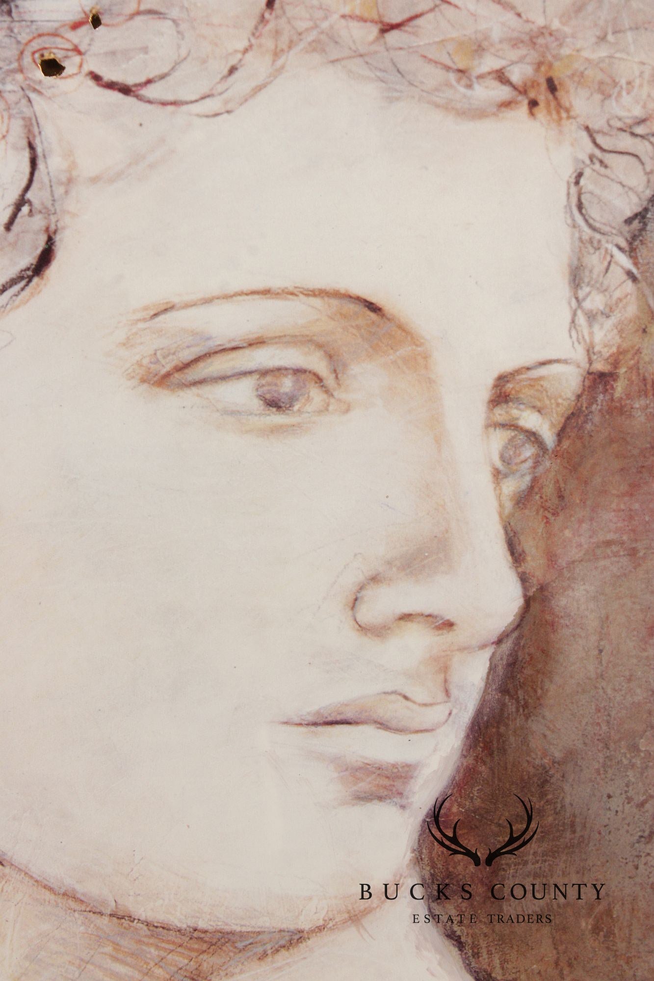 Crishawn Custom Framed Framed Art Print, 'Grecian I'