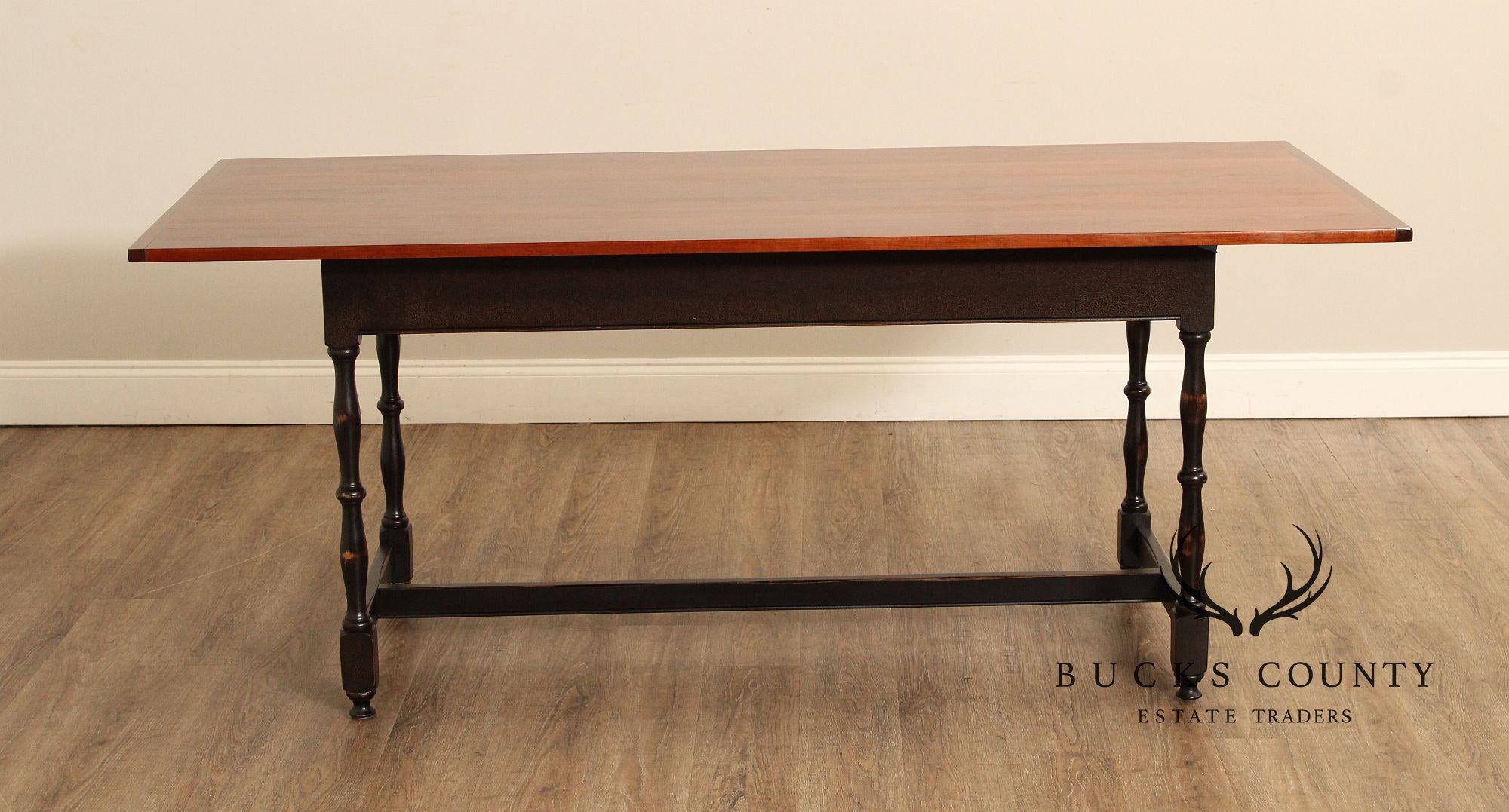 D.R. Dimes Farmhouse Style Cherry Top Dining Table