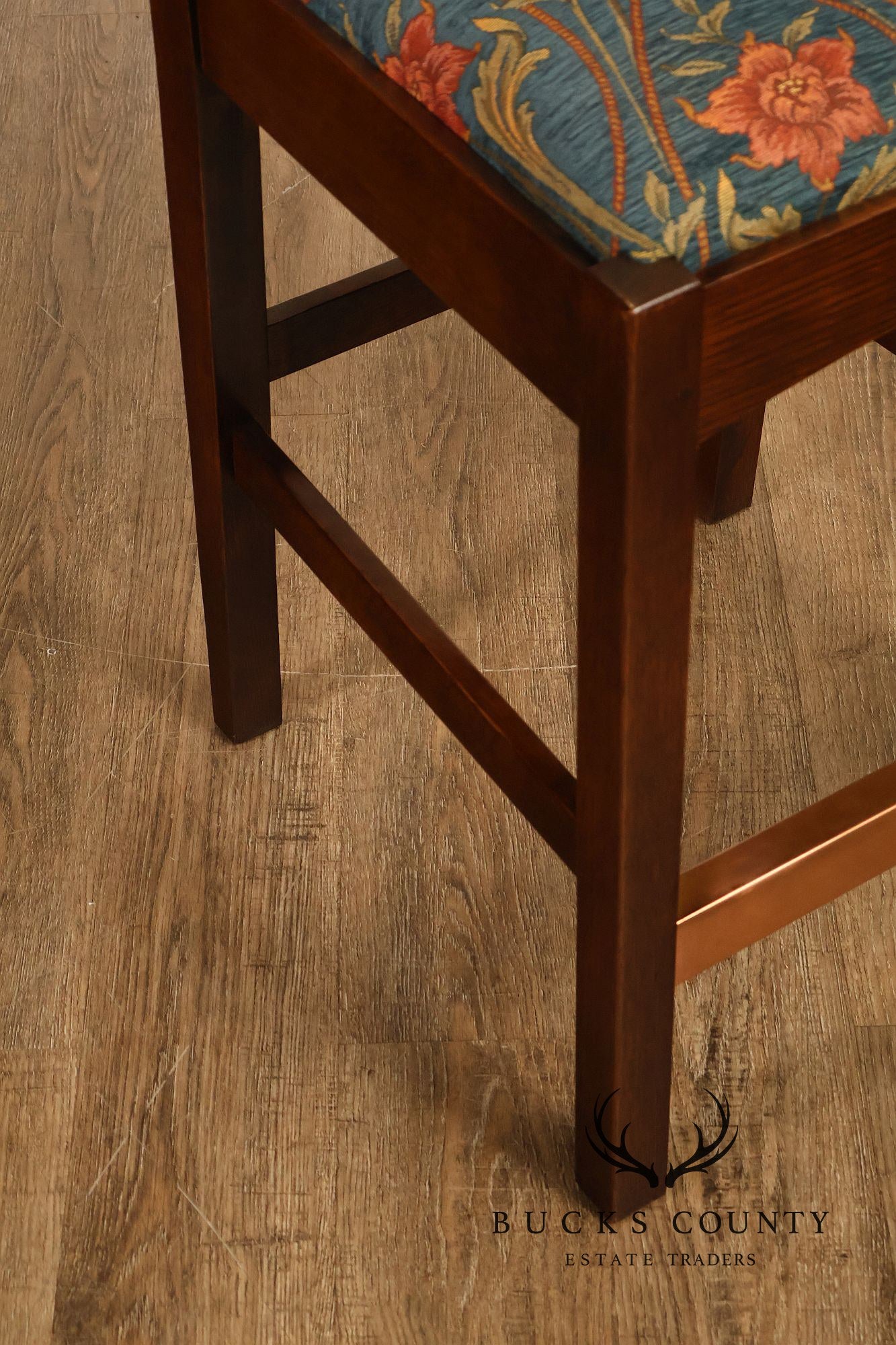 Stickley Mission Collection Set Of Four Cottage Style Bar Stools