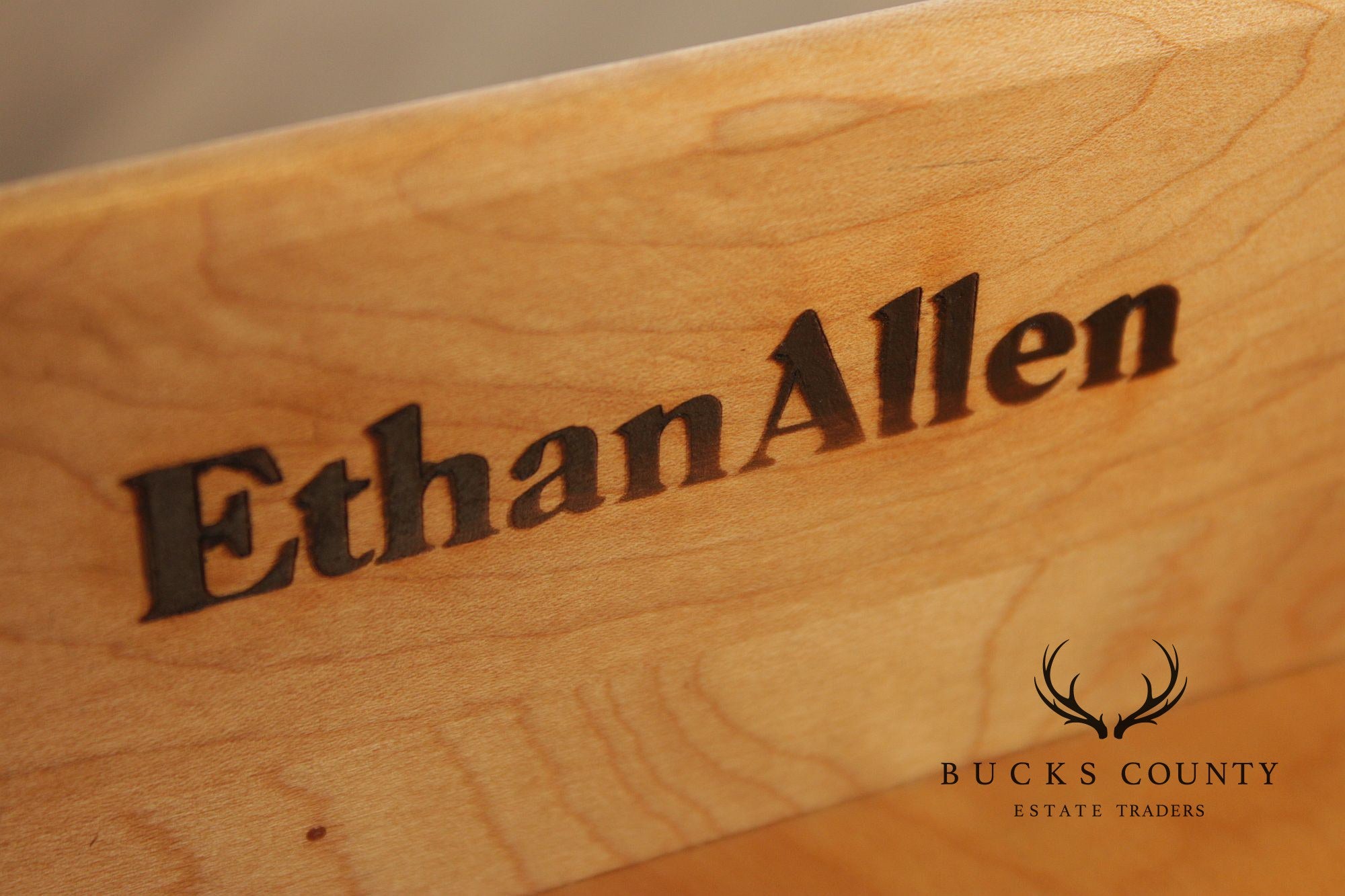 Ethan Allen Custom Room Plan Maple Writing Desk