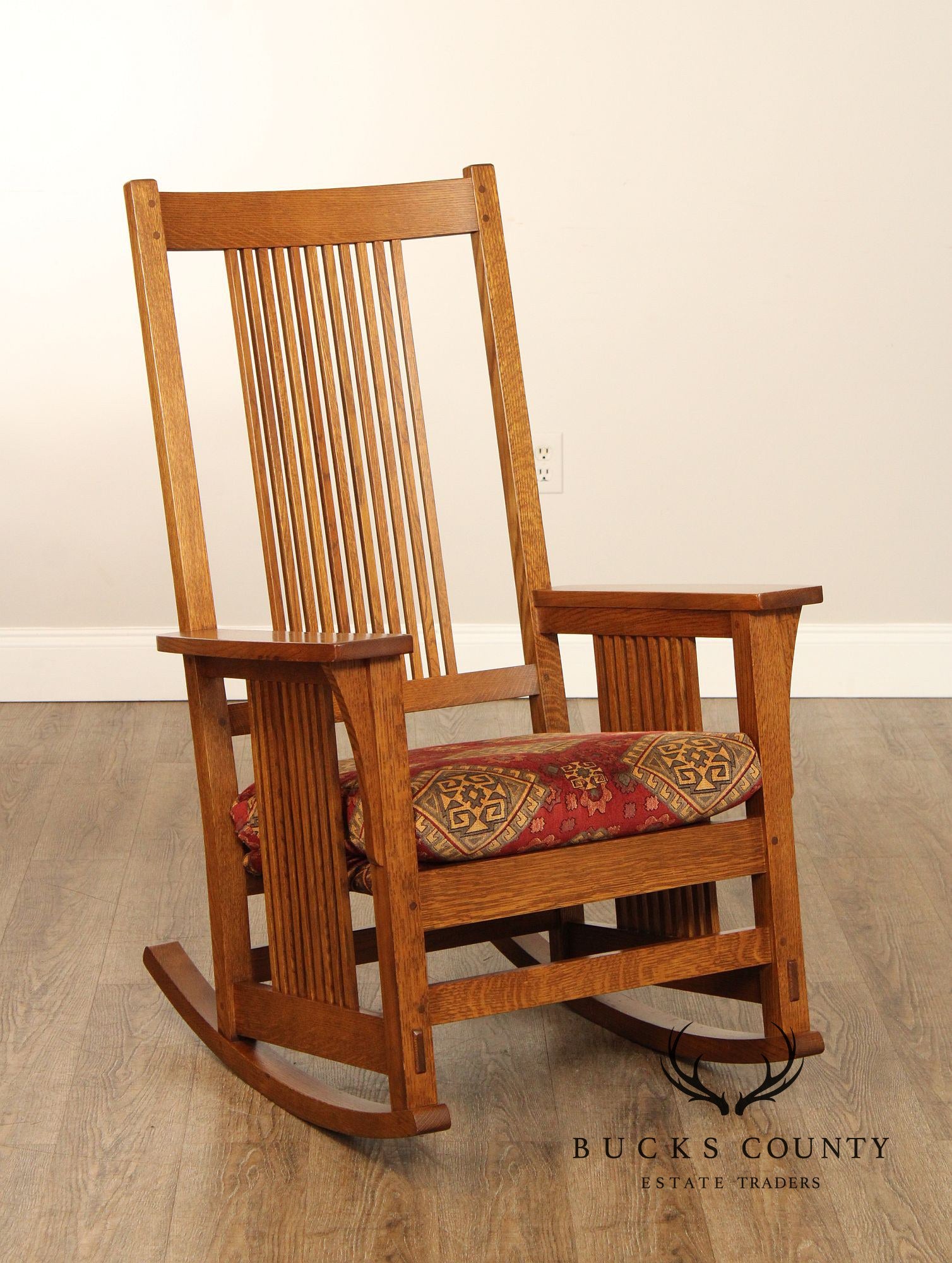 Stickley Mission Collection Oak Spindle Rocker