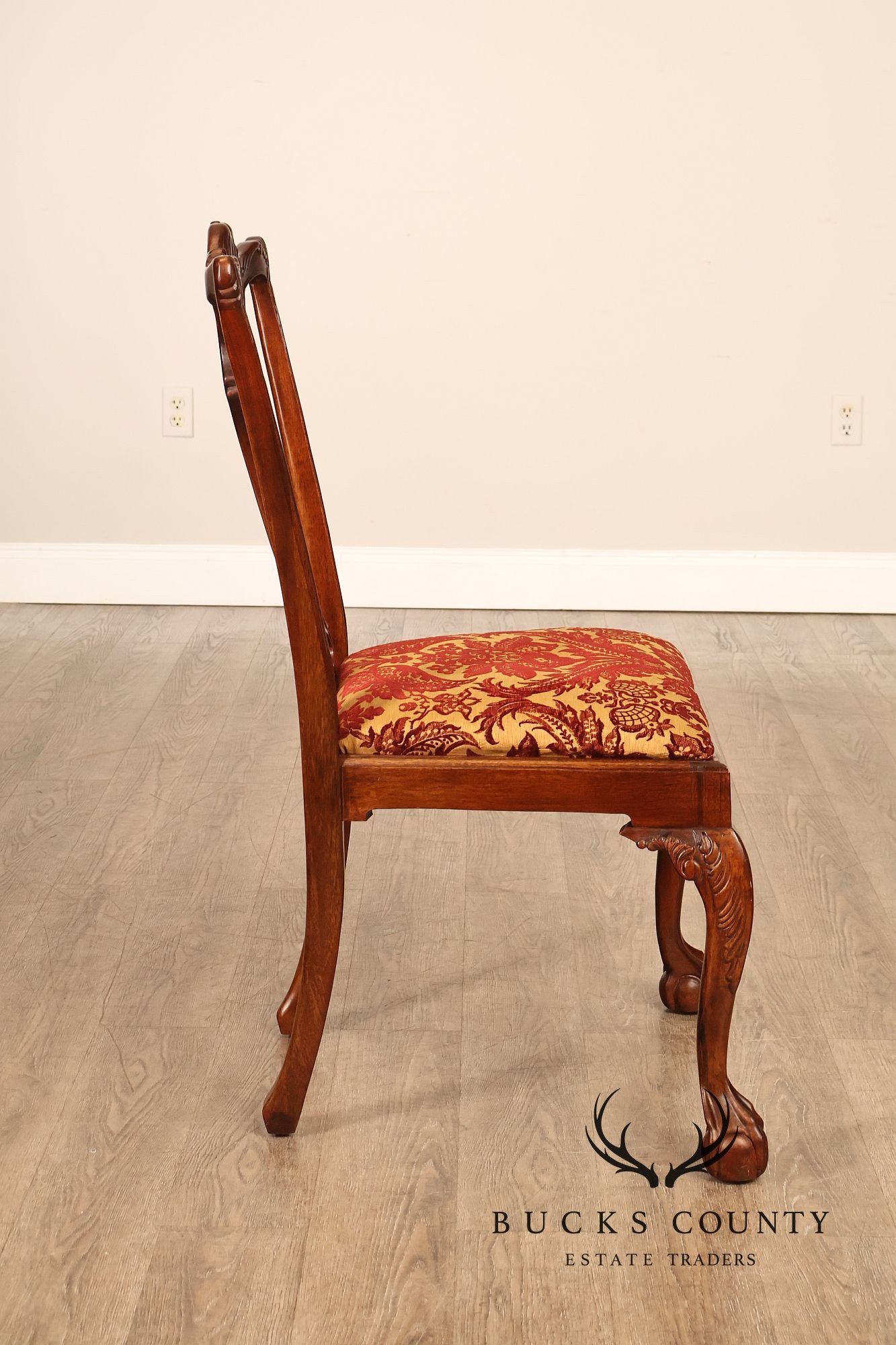 Lexington Furniture Chippendale Style Mahogany Carved Set Of Four Dining Chairs