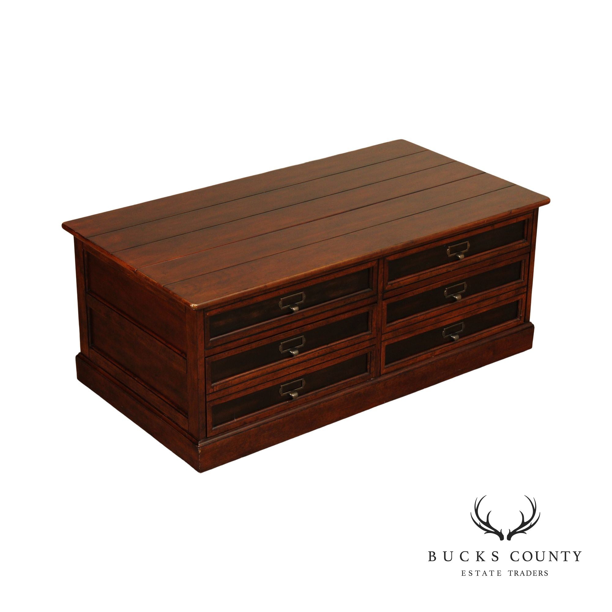 Hammary Faux File Chest Storage Cocktail Table