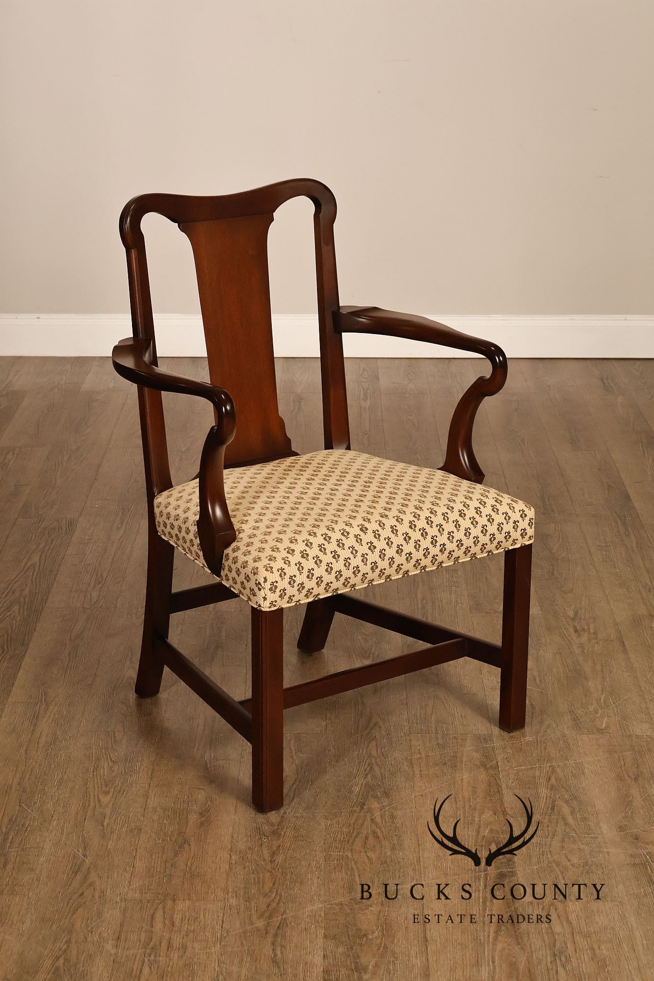 Kittinger Colonial Williamsburg Adaptation Set Of Eight Mahogany Dining Chairs
