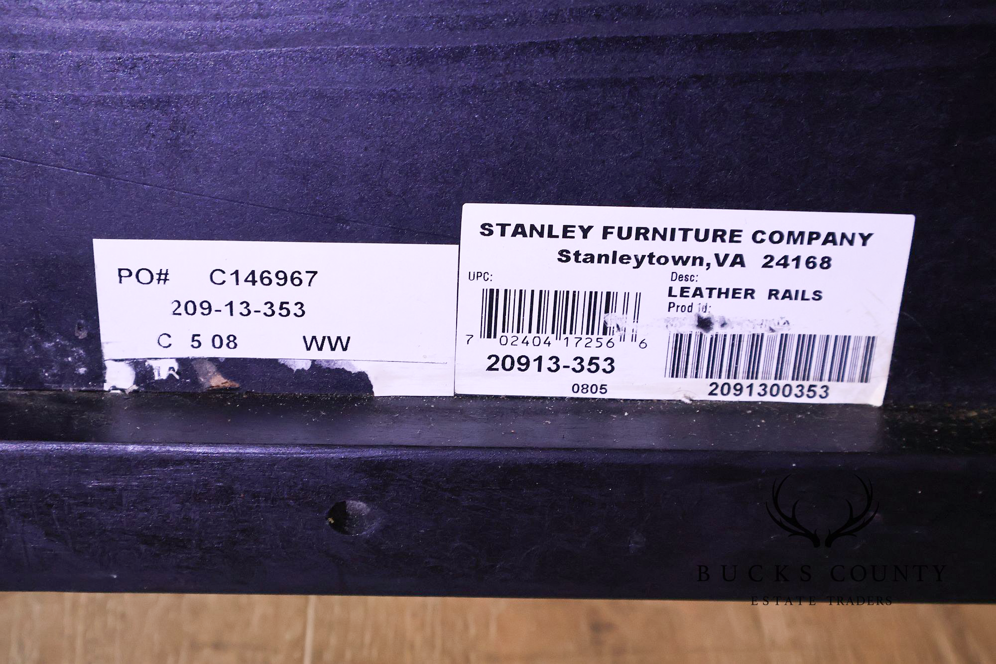 Stanley Leather King Size Sleigh Bed