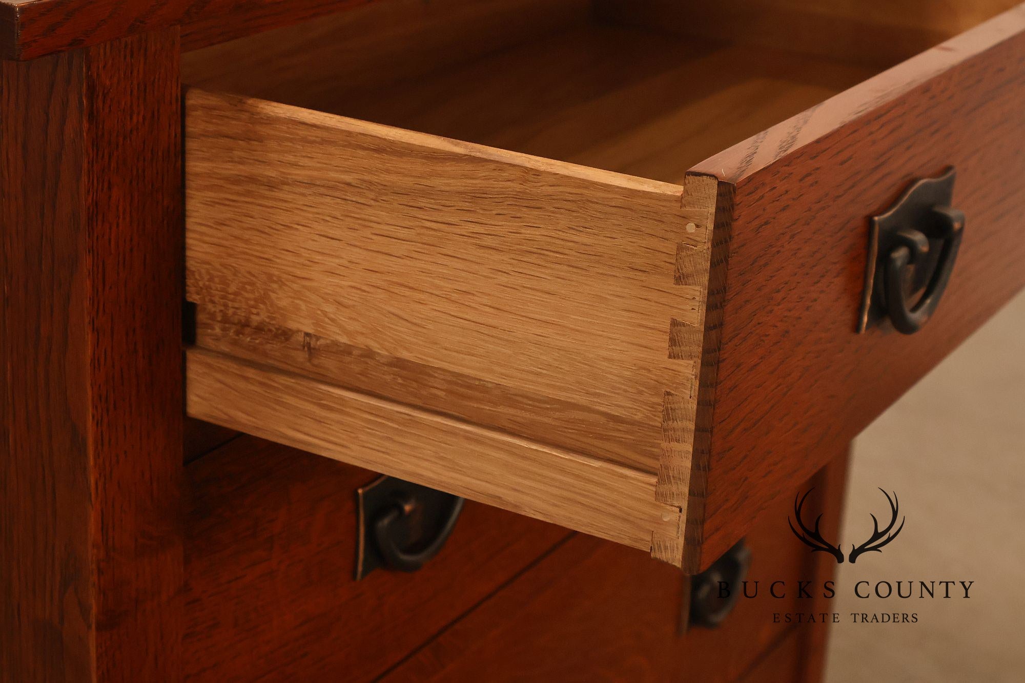 Stickley Mission Collection Oak Three-Drawer Chest