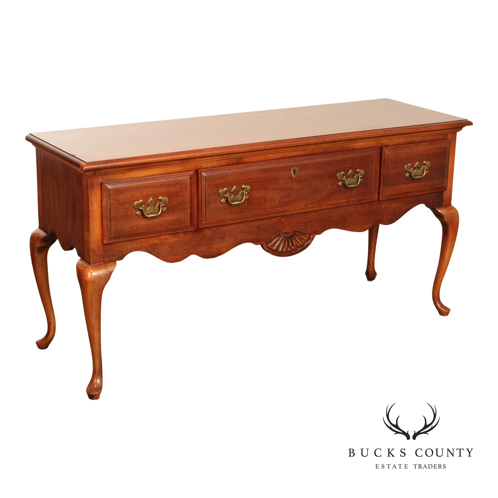 American Drew Queen Anne Style Cherry Sideboard