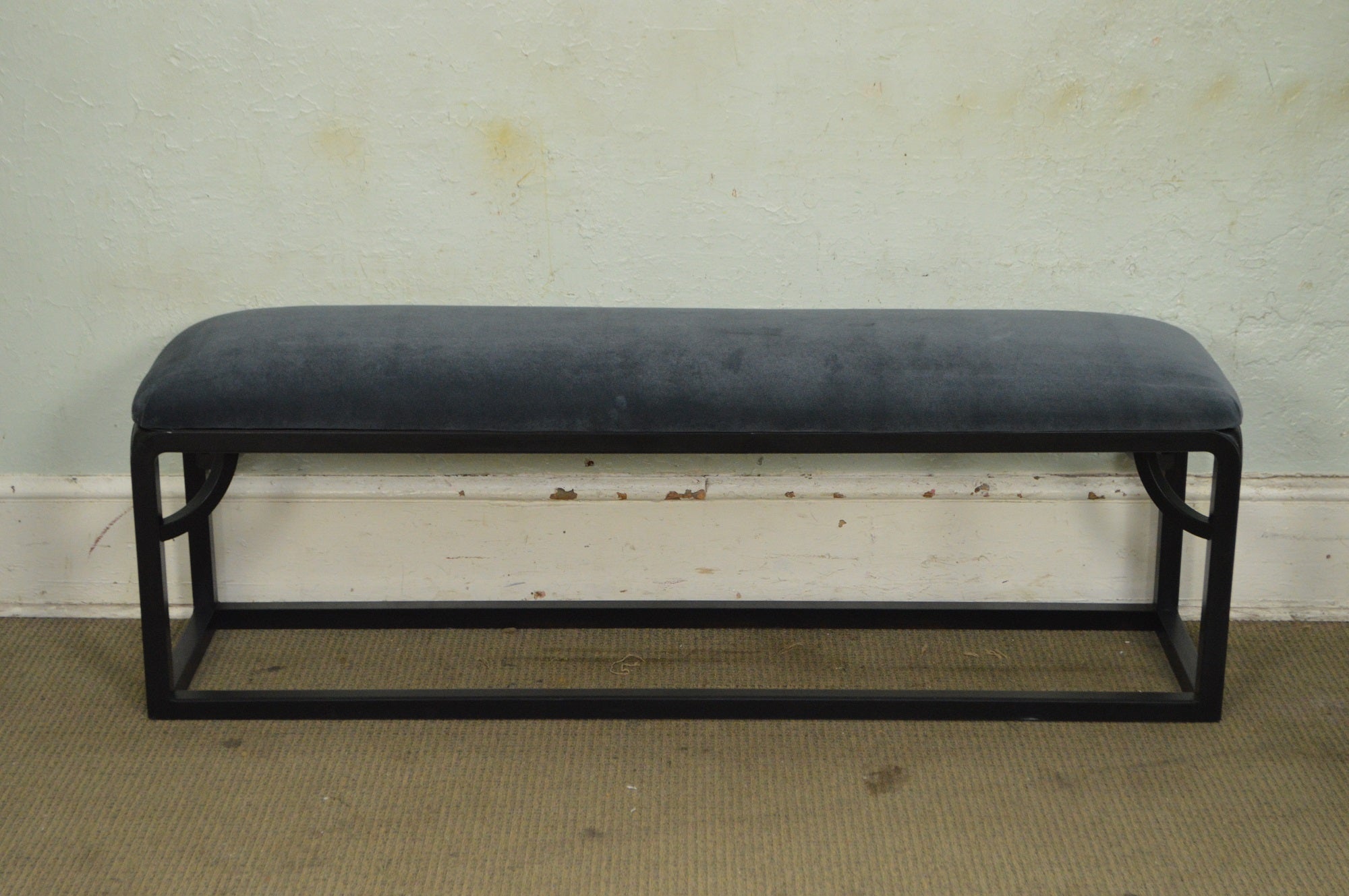 Custom Black Painted Long Bench (B)