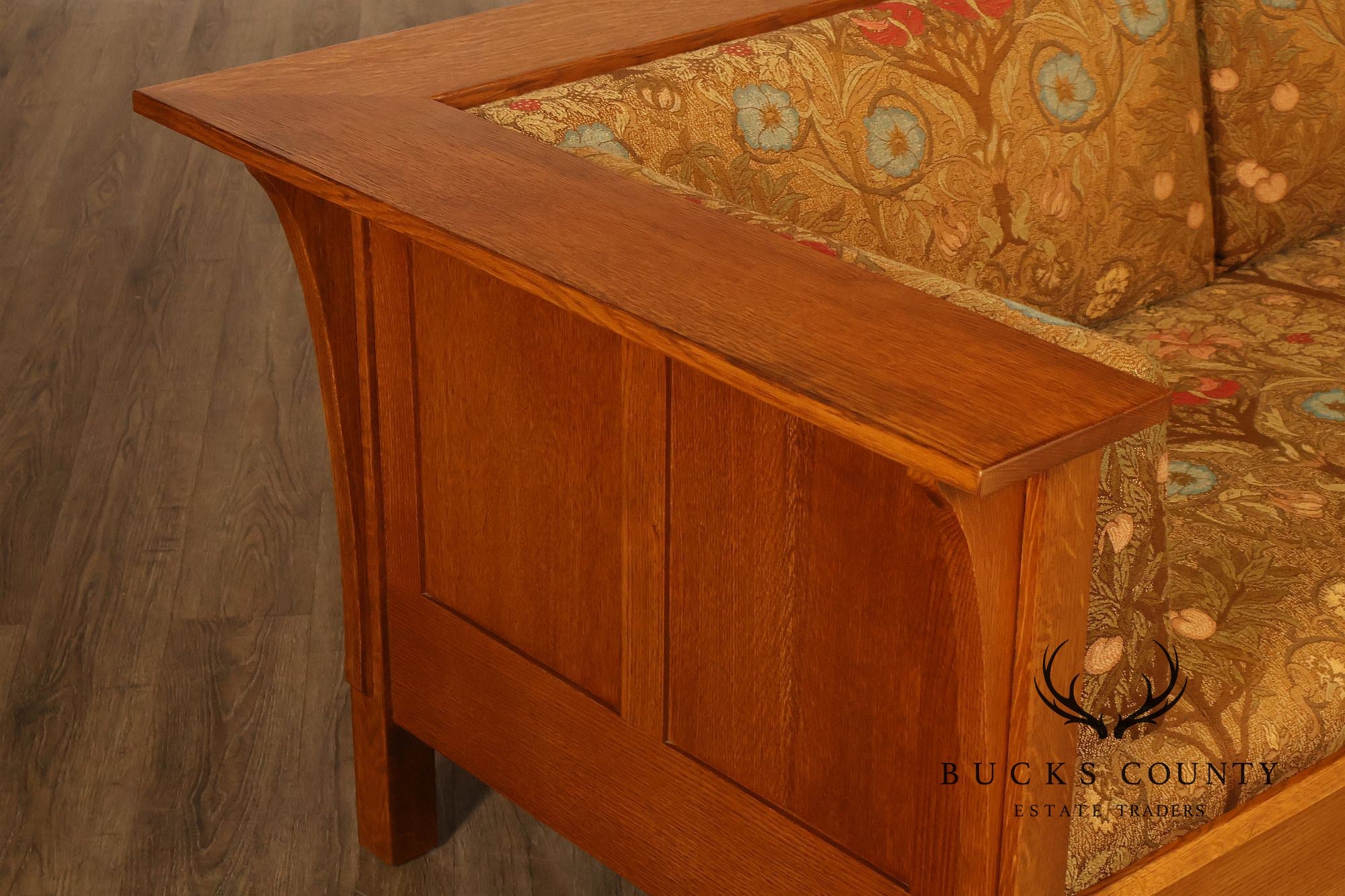Stickley Mission Collection Oak Prairie Settle