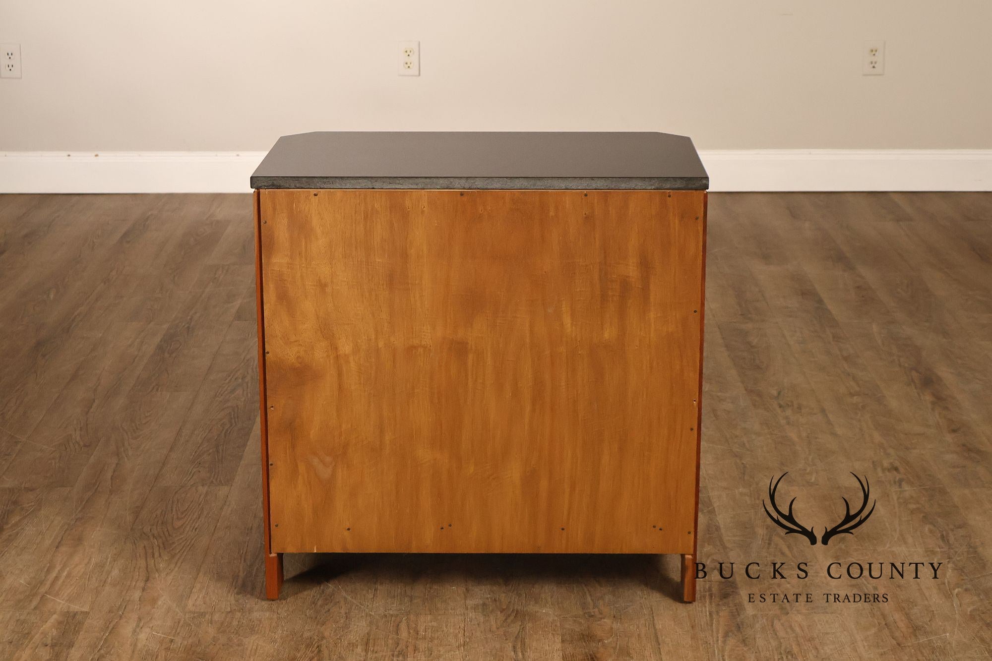Stickley 21st Century Collection Pair of Granite Top Cherry Nightstands