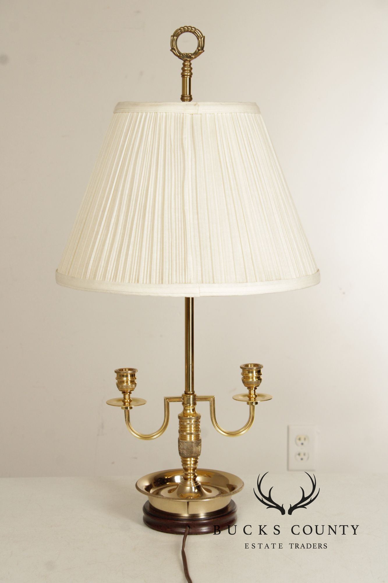 Kaiser Kuhn Brass Bouillotte Table Lamp