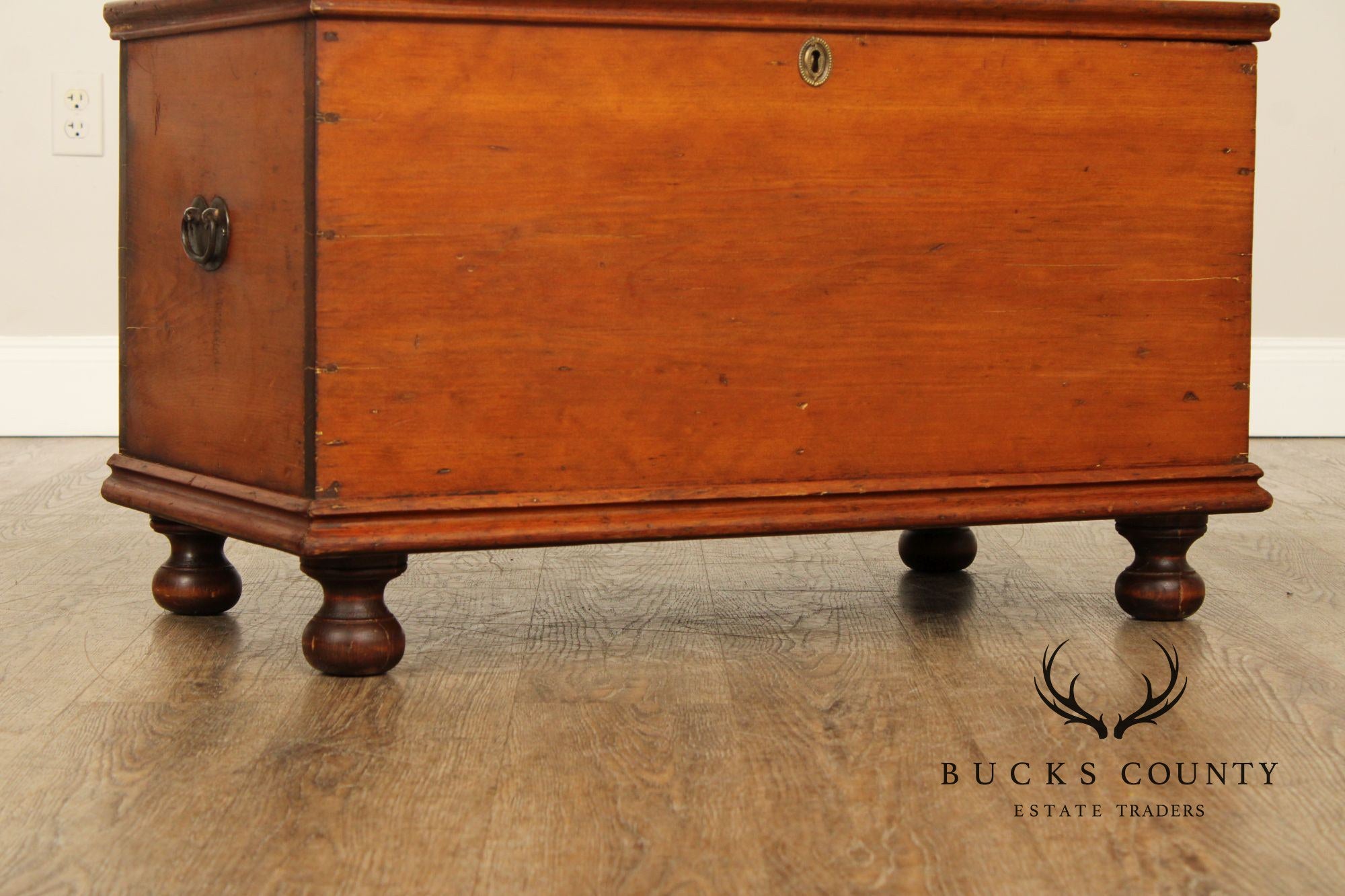 Antique American Pine Blanket Chest