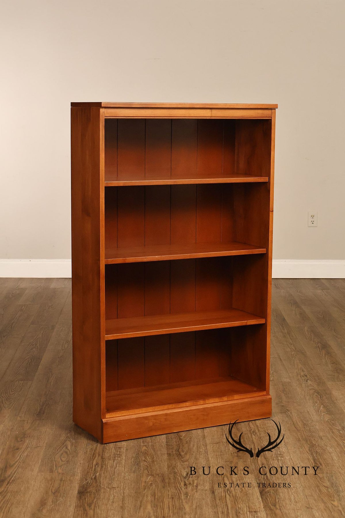 Ethan Allen 'Country Colors' Maple Open Bookcase