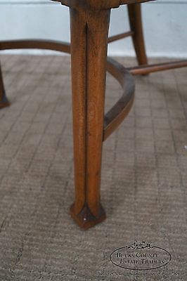 Custom Quality Mid Century Gothic Style Arm Chair