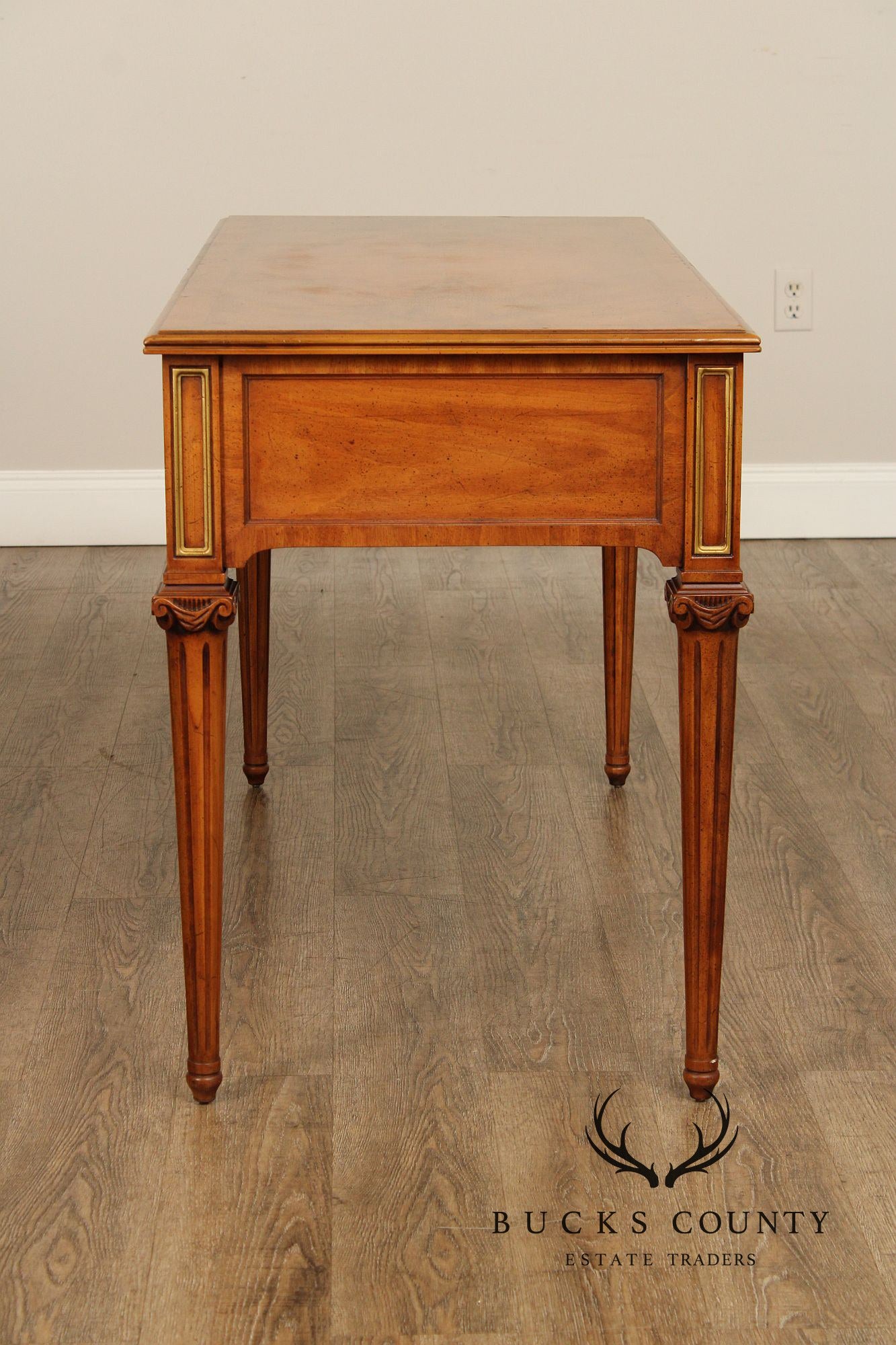 Henredon Neoclassical Style Walnut Writing Desk