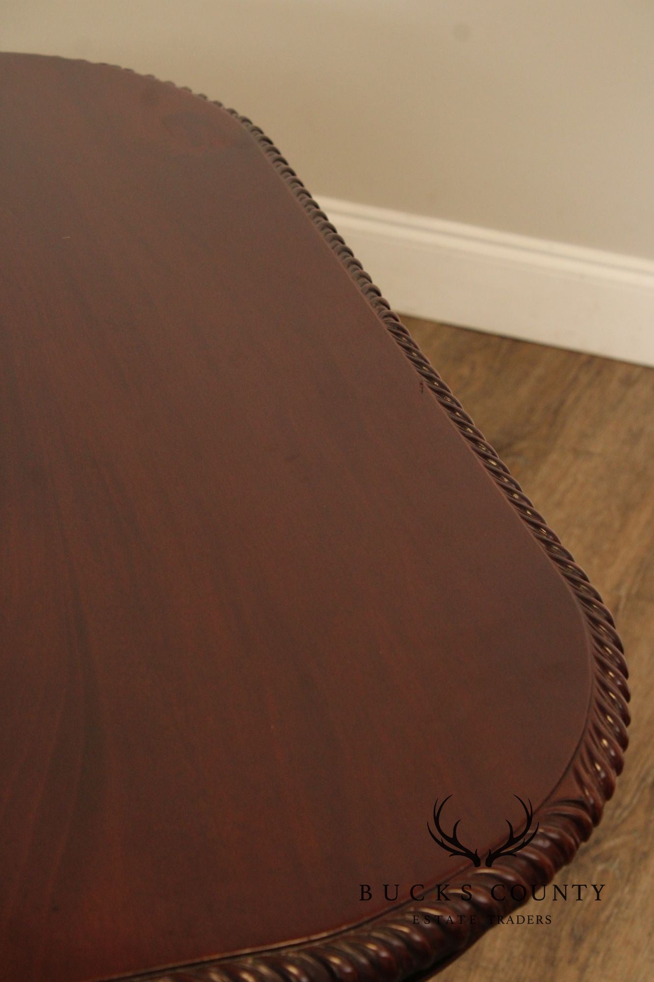 Georgian Style Mahogany Double Pedestal Dining Table