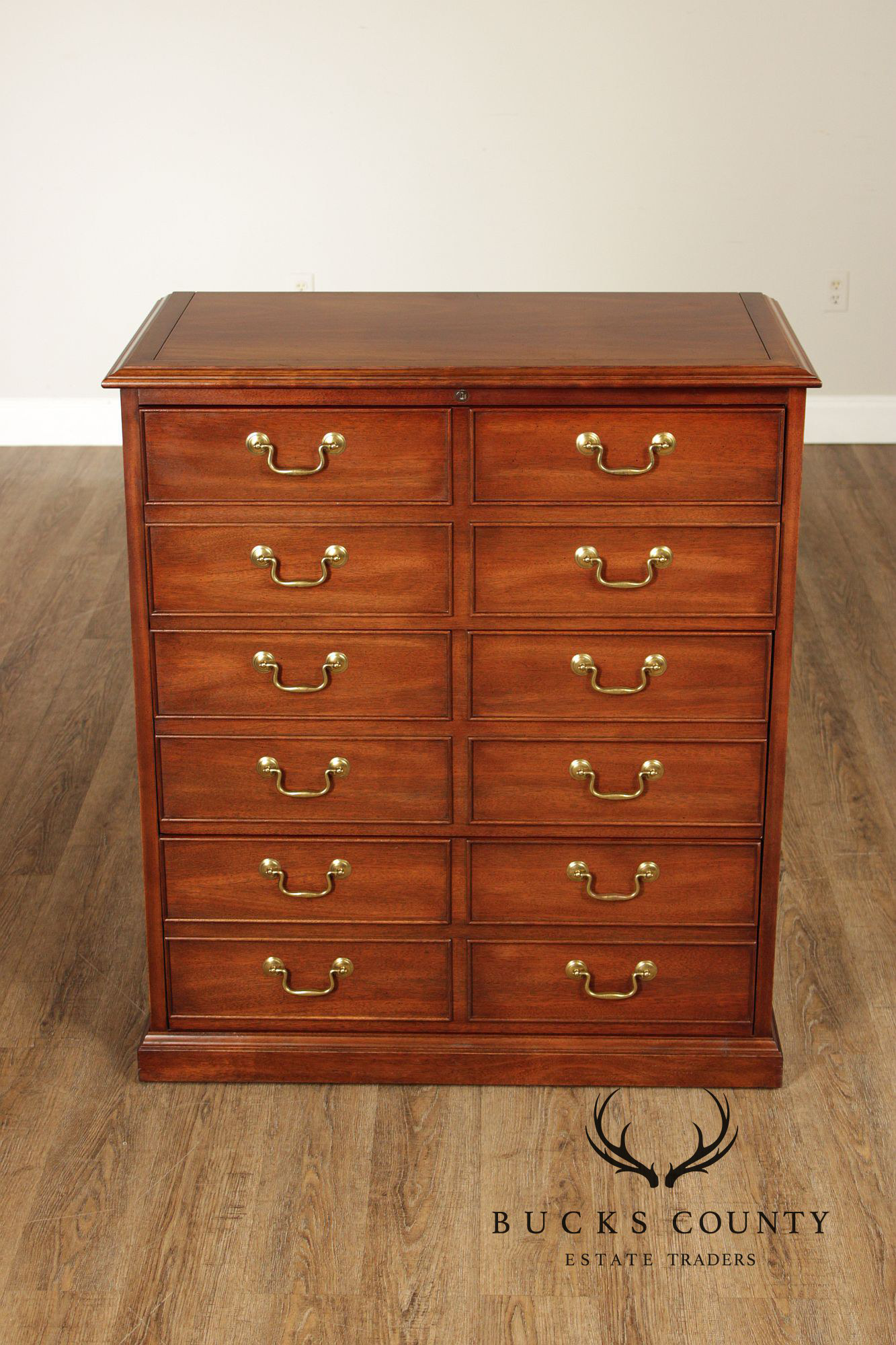 Sligh Furniture Mahogany File Cabinet