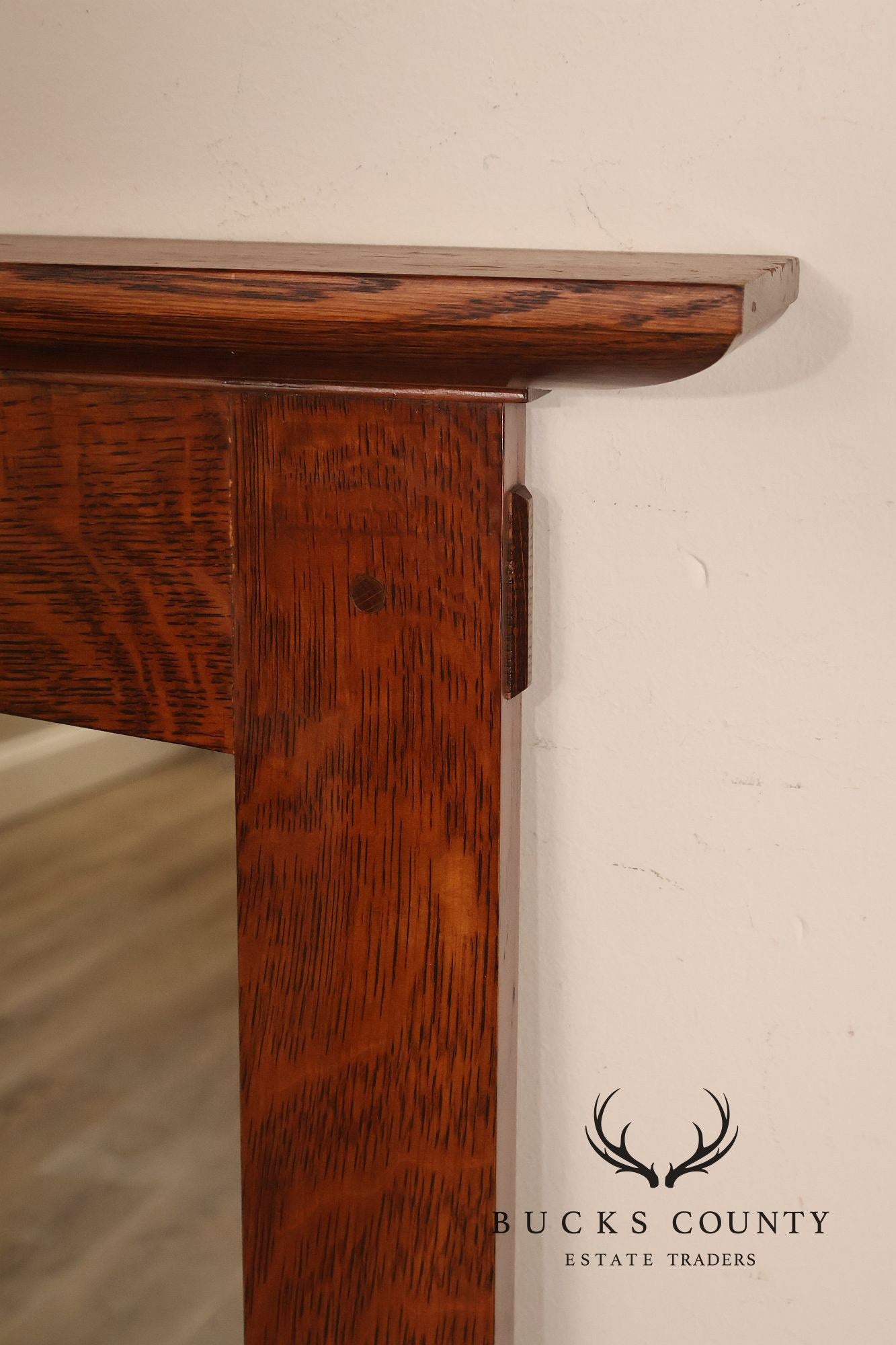 Stickley Mission Collection Oak Wall Mirror