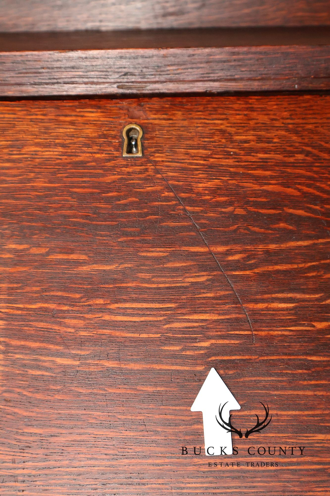 Lifetime Furniture Antique Mission Oak Drop Front Desk