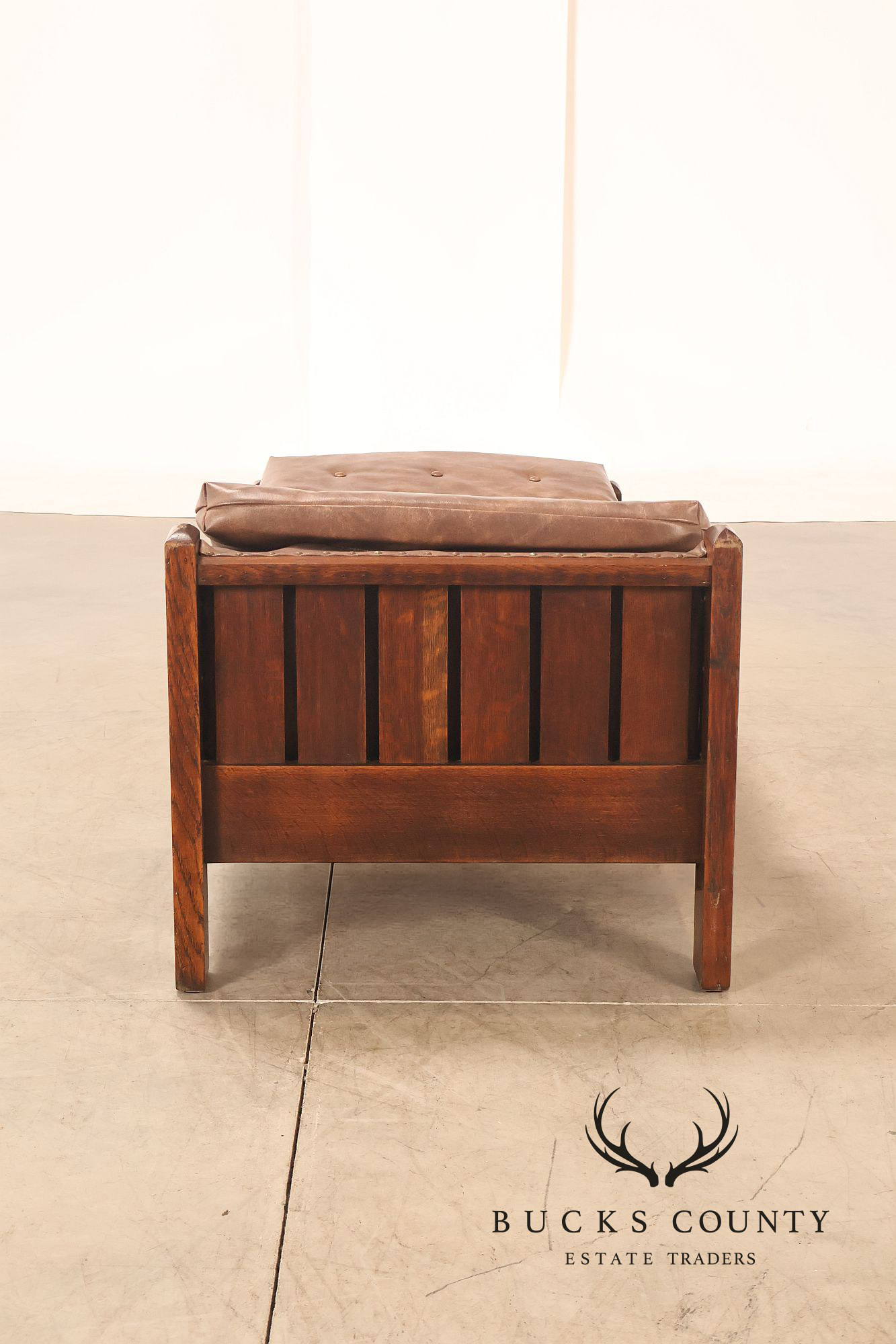 J.M. Young No. 295 Mission Style Oak Daybed