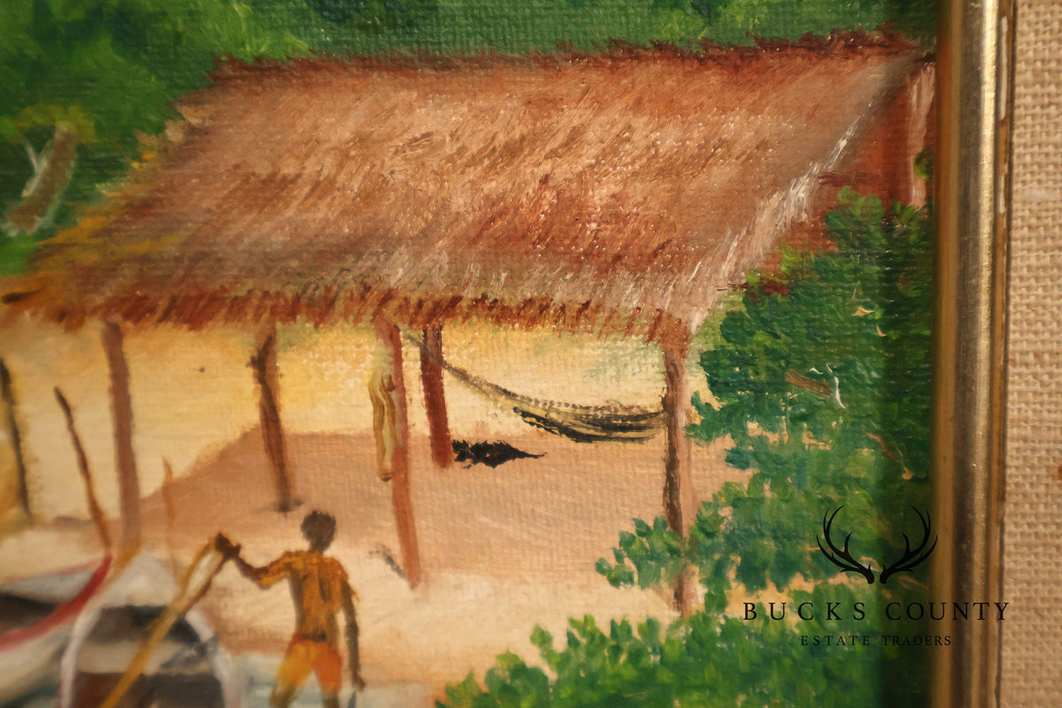 Chris Grieco Caribbean Fishing Scene, 'Marina 2'