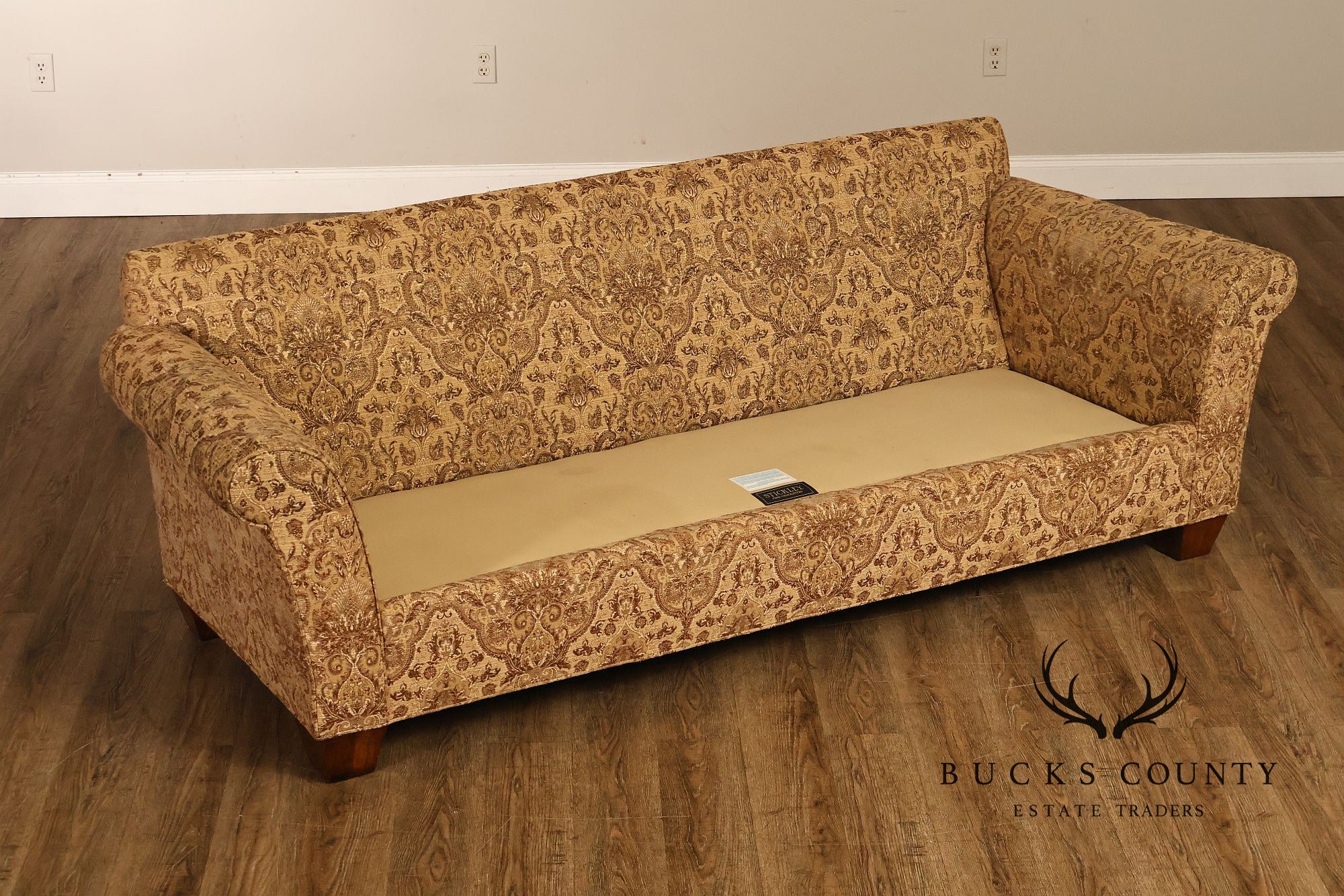Stickley Fine Upholstery Traditional Three Cushion Sofa