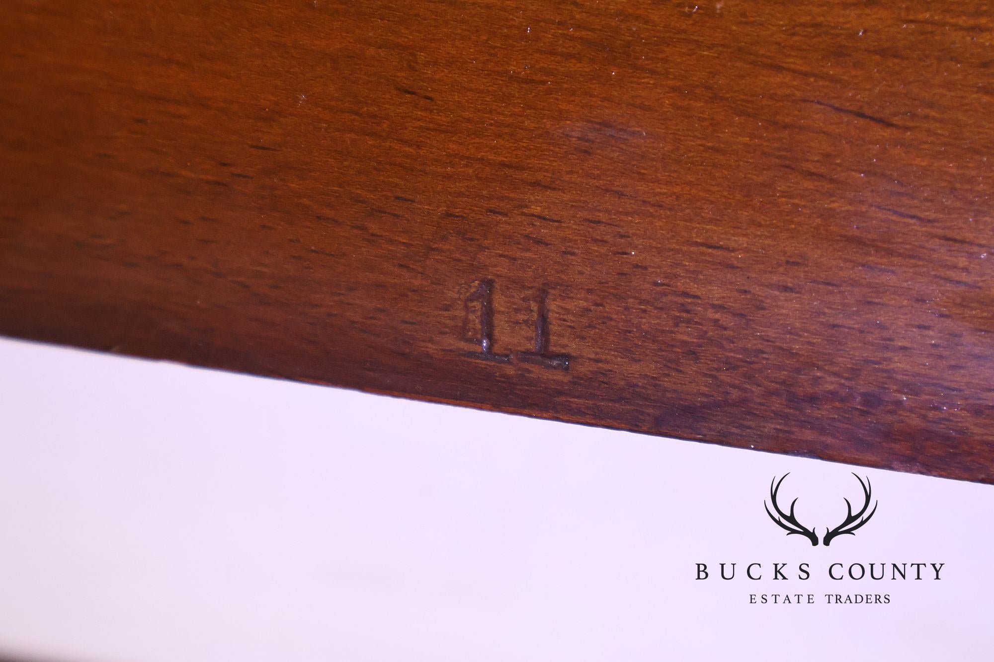 Edwardian Paint Decorated Satinwood Twin Headboard