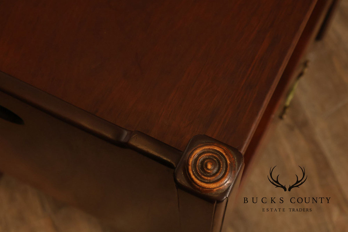 Custom Made Traditional One-Drawer Bedside Nightstand By Mark A. Krebs