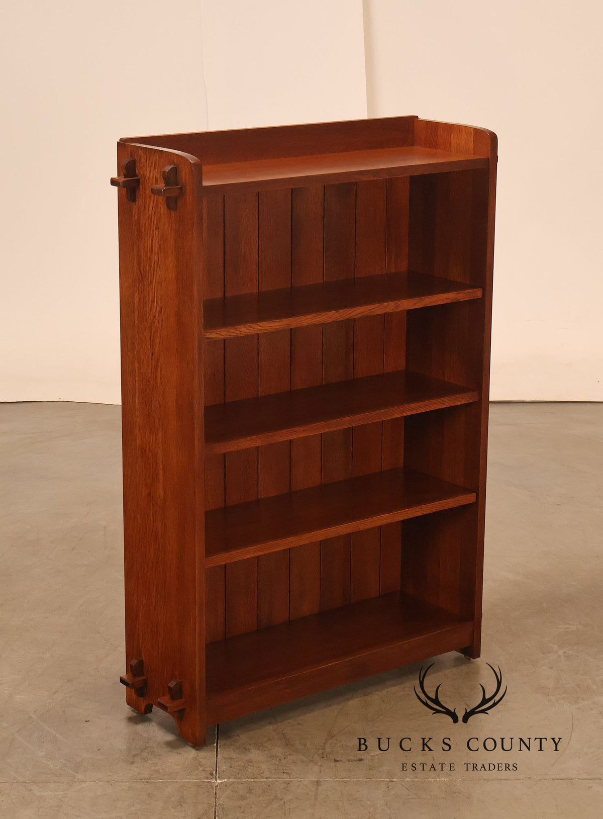 Stickley Mission Collection Oak Open Bookcase