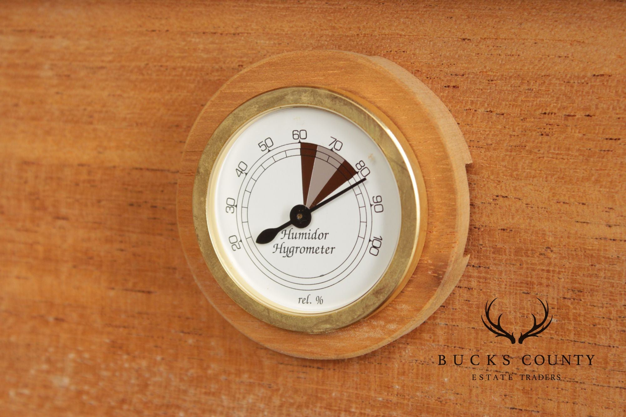 Studio Mixed Wood Desktop Cigar Humidor