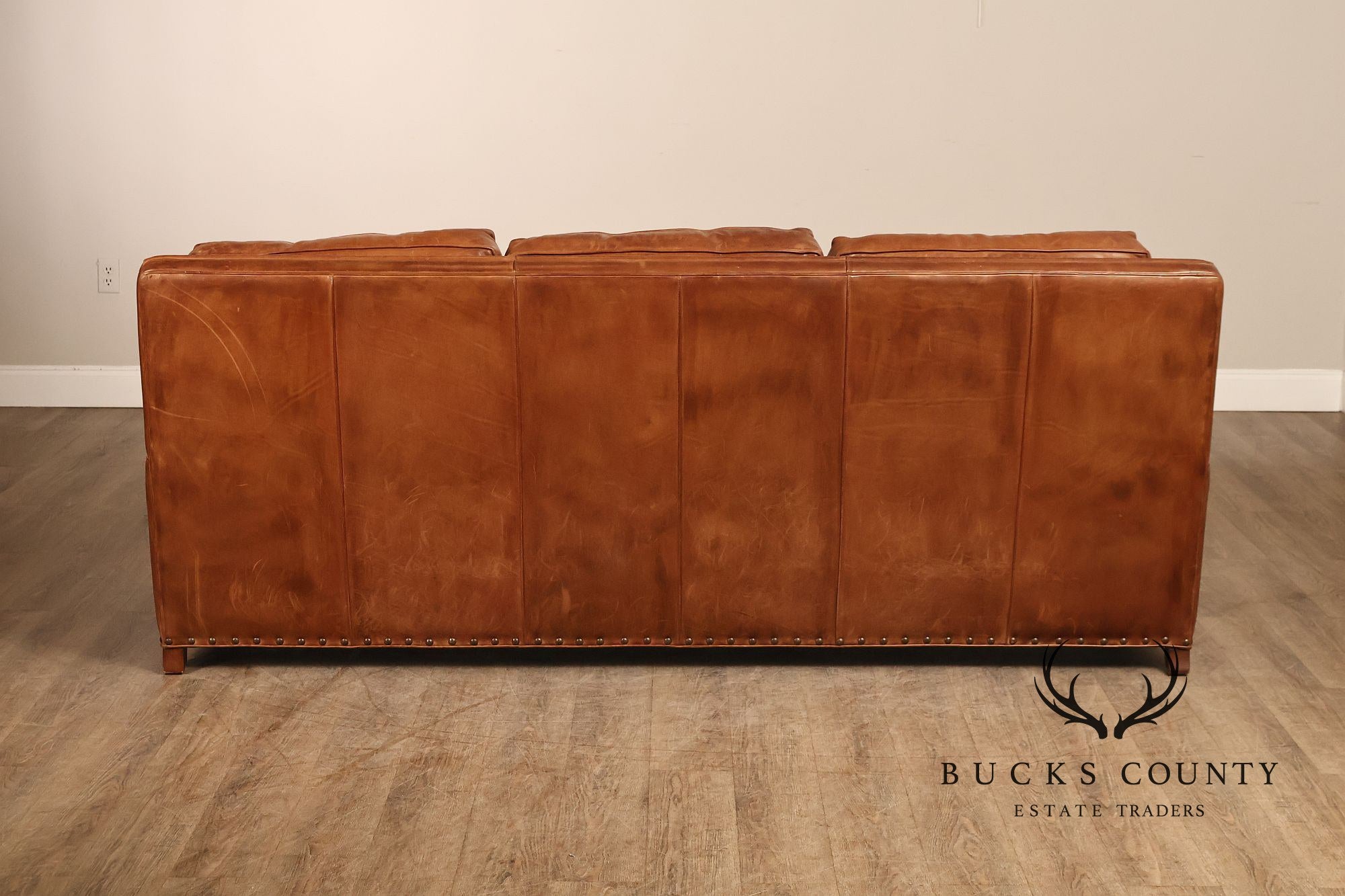 Hancock & Moore 'Rugby Club' Leather Sofa