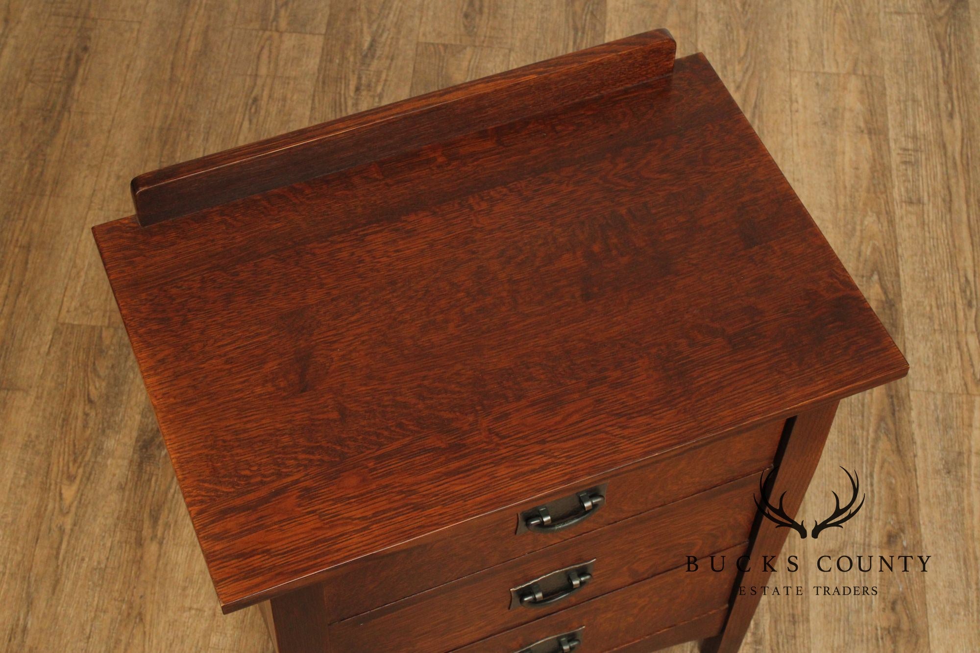 Stickley Mission Collection Oak Harvey Ellis Three-Drawer Nightstand