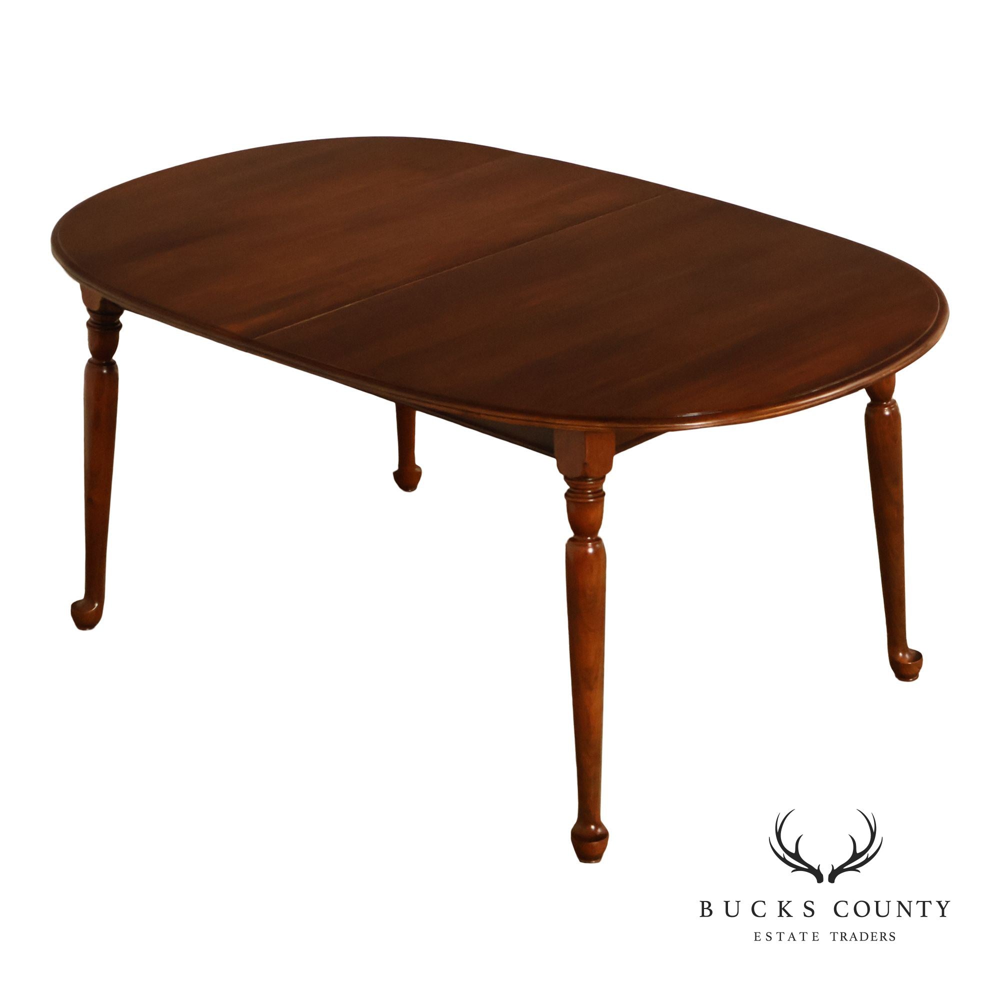 Ethan Allen Georgian Court Vintage Traditional Cherry Dining Table