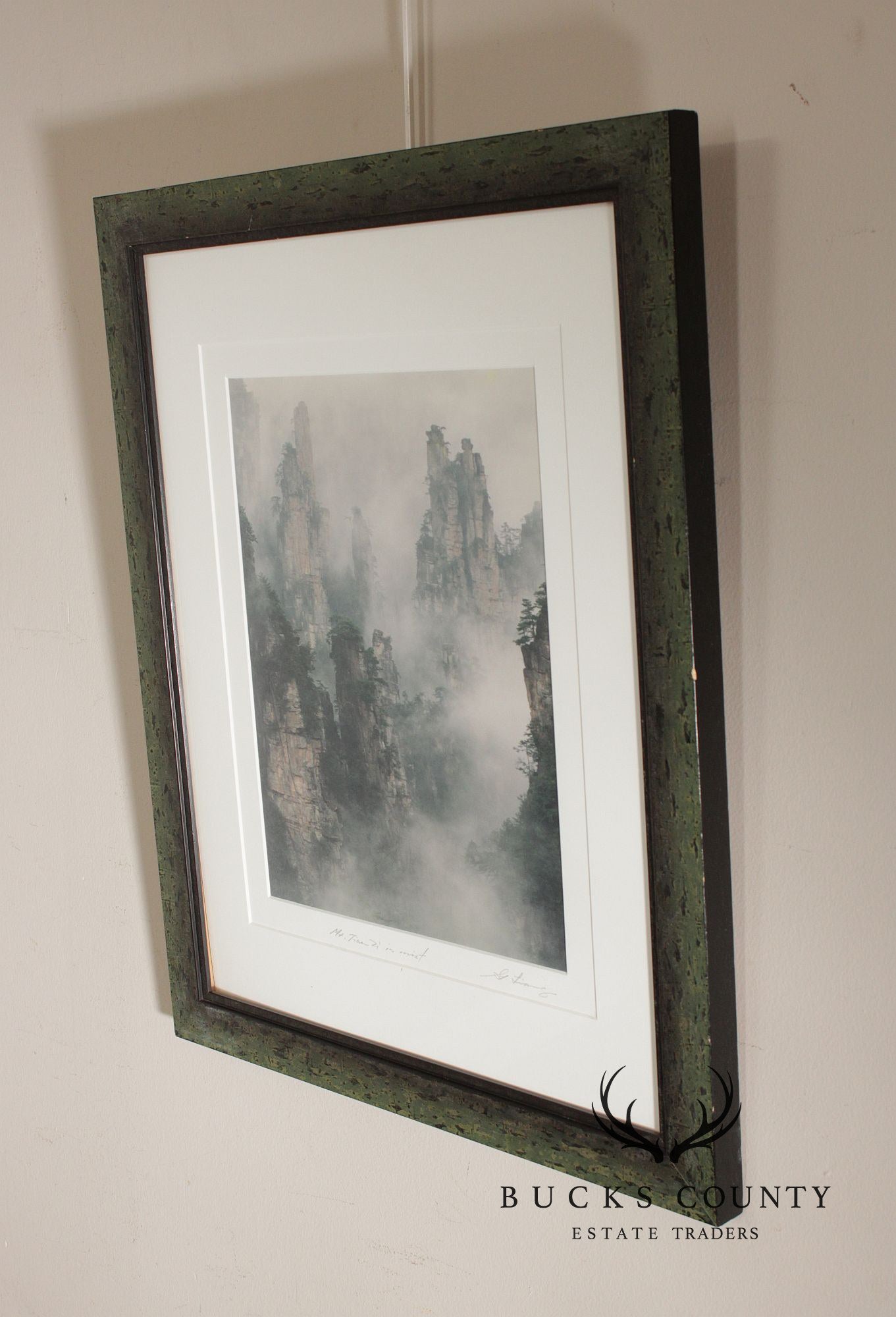 Keith Guo Ji Liang Framed Photograph, 'Mt. Tian Zi in Mist'